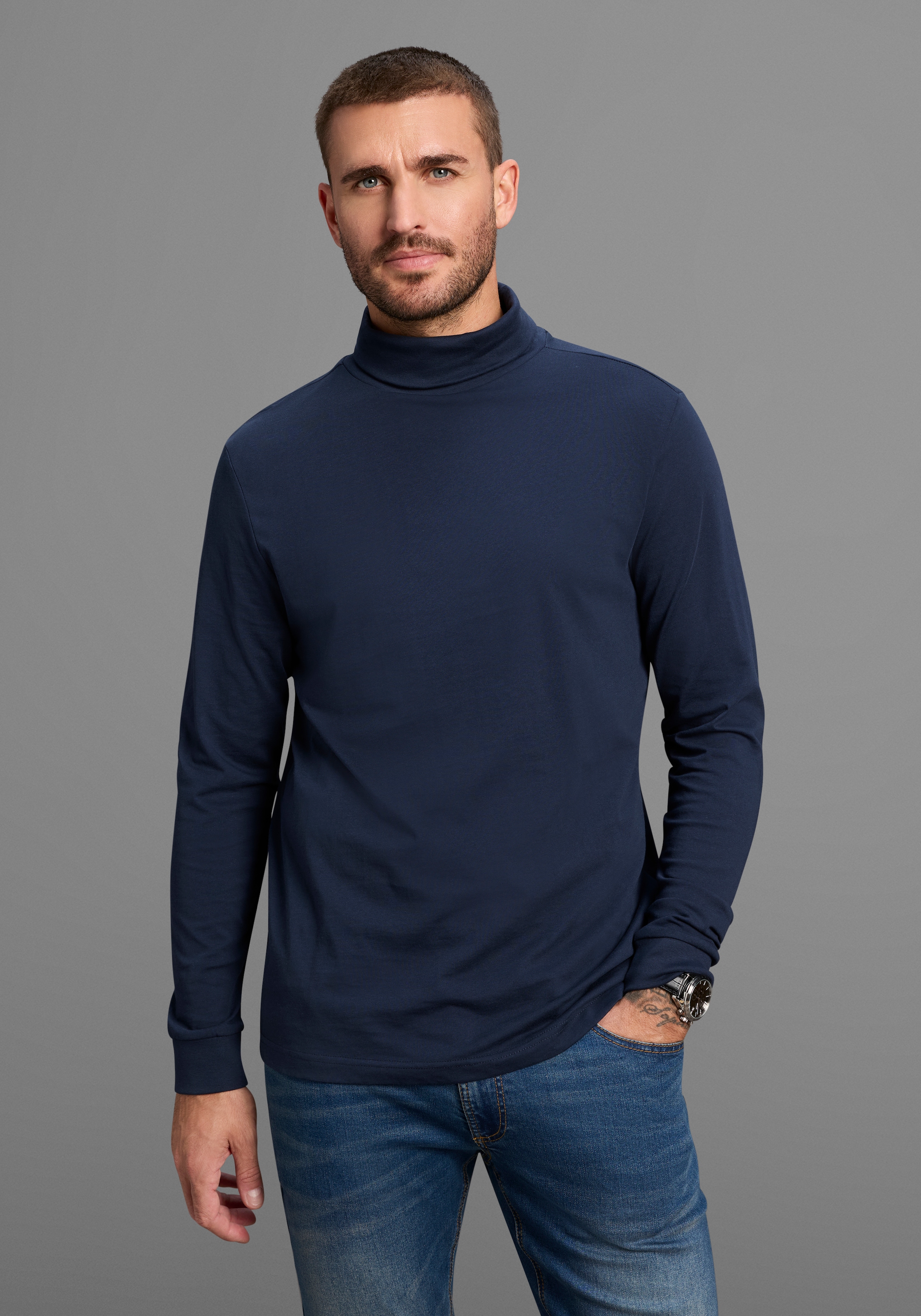 Bruno Banani Rollkragenshirt, auch zum Unterziehen günstig online kaufen
