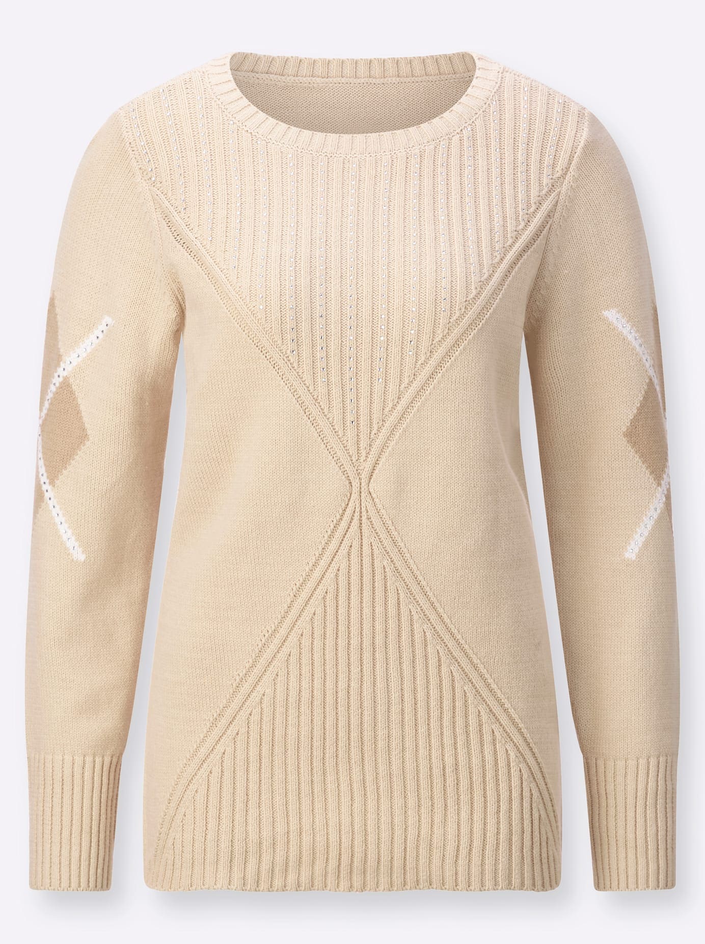 creation L Rundhalspullover »Lyocell-Viskose-Pullover«