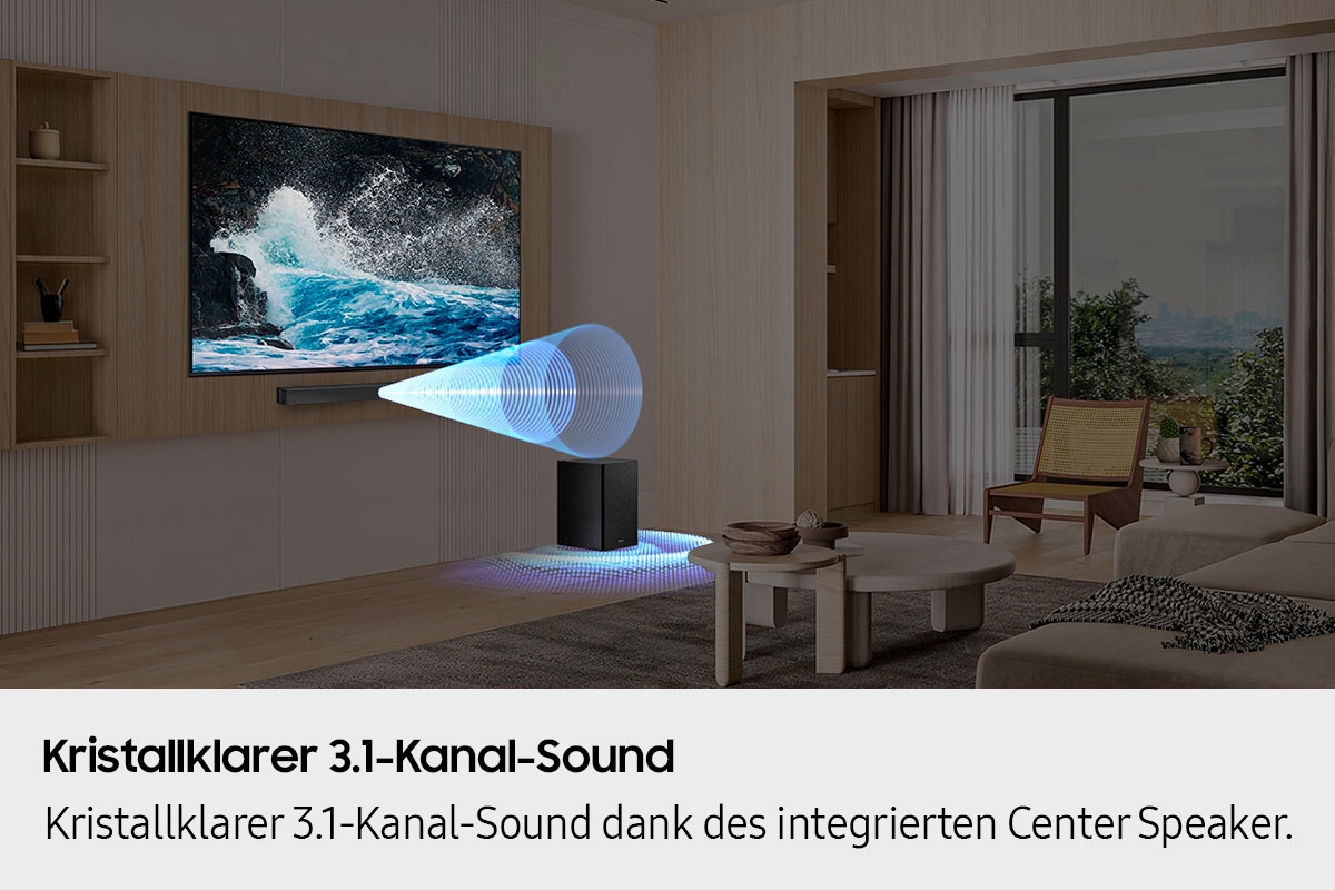 Samsung Soundbar »HW-B760GF Soundbar«, 5.1-Kanal Sound System, Dolby 5.1 Kanal, DTS Virtual:X, Adaptive Sound