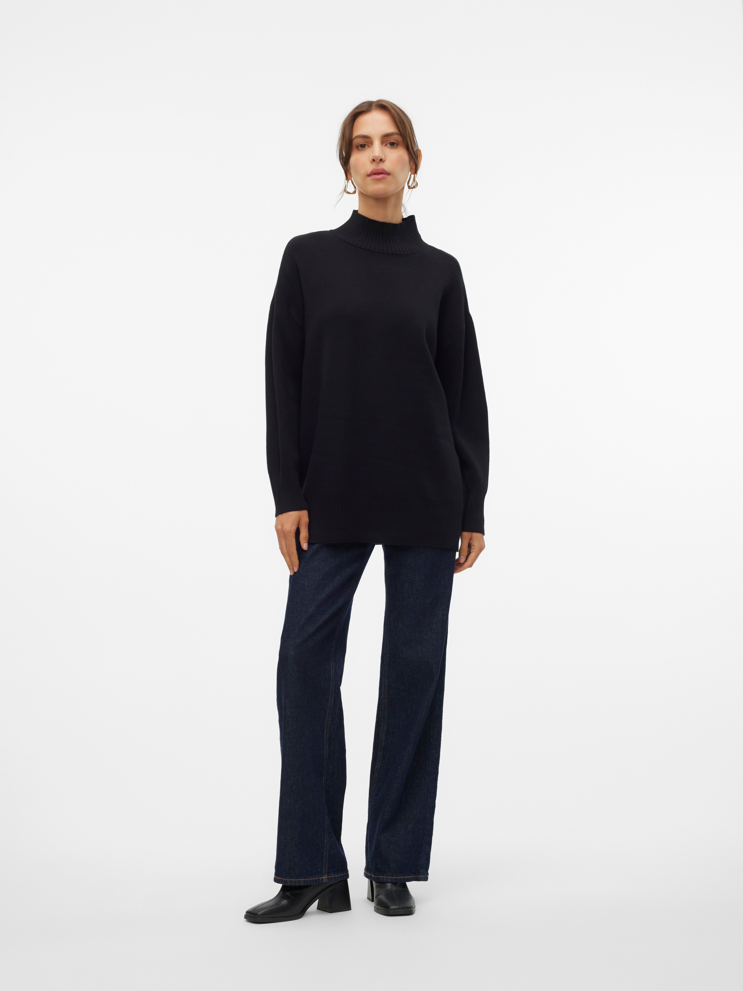 Vero Moda Strickpullover »VMGOLD LS HIGHNECK PULLOVER GA«