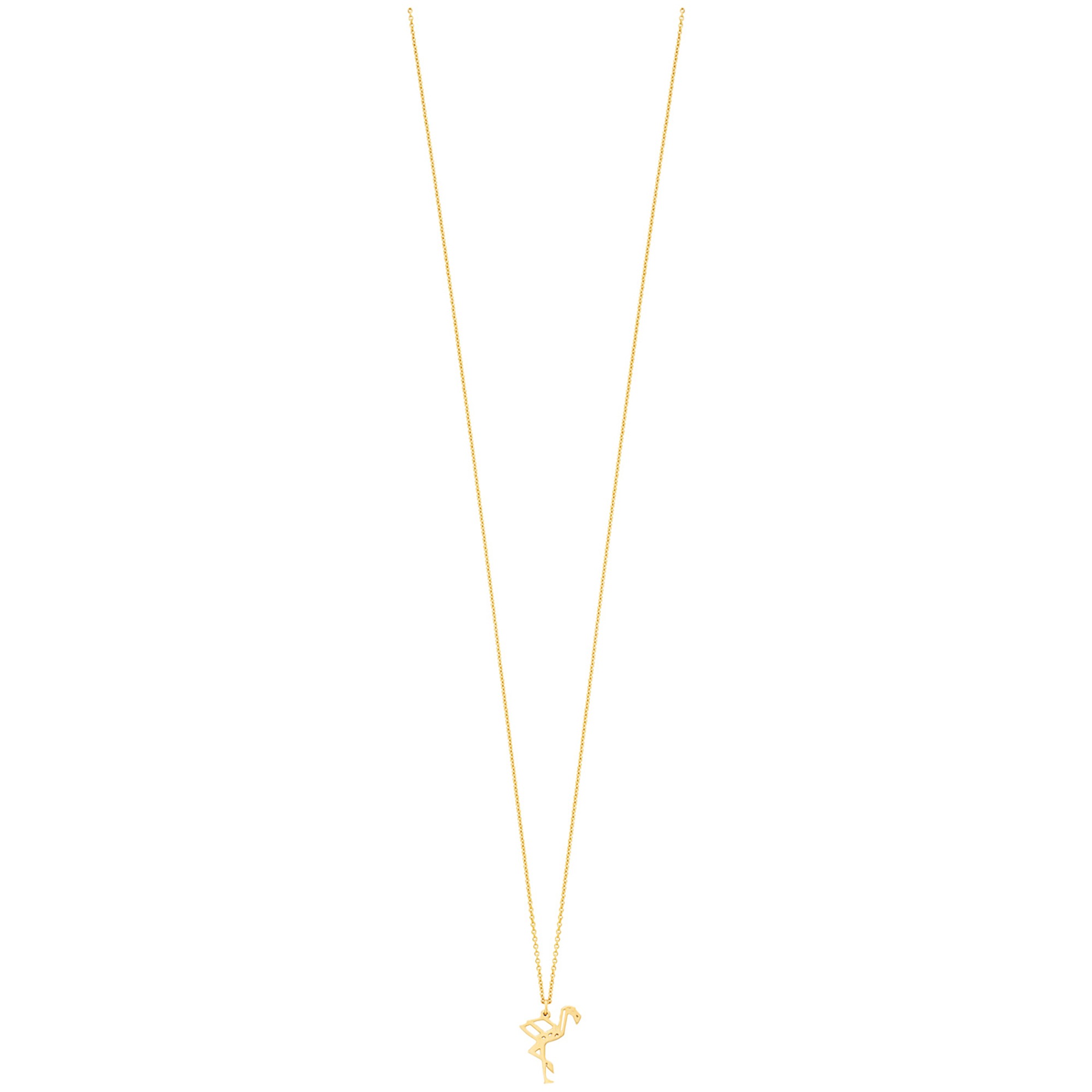 Julie Julsen Kette mit Anhänger »925/- Sterling Silber vergoldet Flamingo«