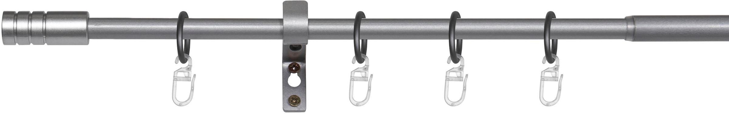 mydeco Gardinenstange "rillcube" Ø 16 mm 1 läufig-läufig ausziehbar günstig online kaufen