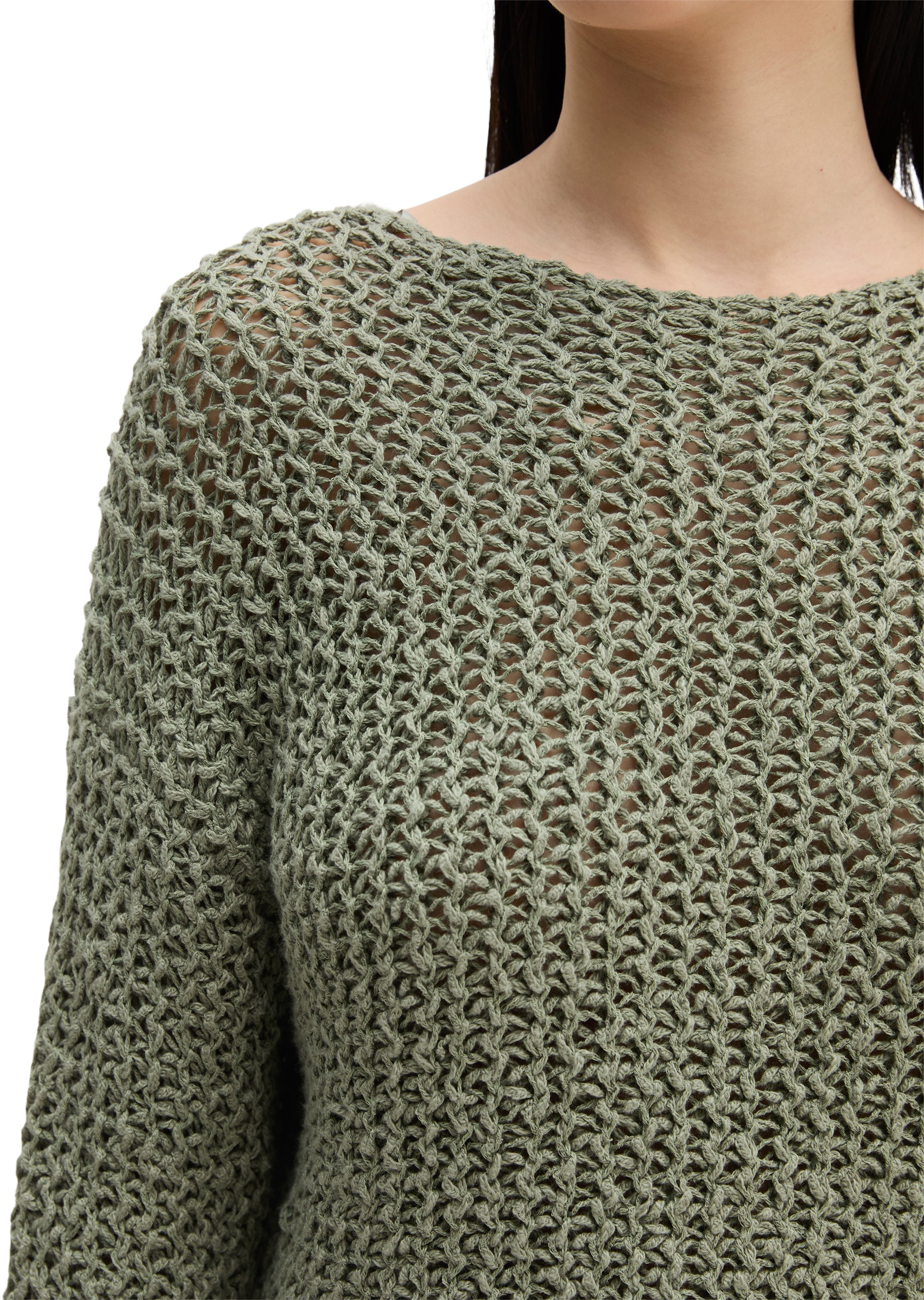 Marc O'Polo Strickpullover »aus Organic-Cotton-Mix-Slub«