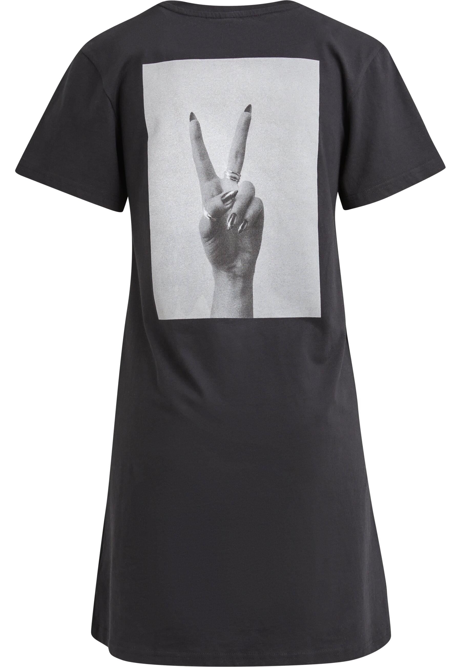 Miss Tee Shirtkleid »Miss Tee Girls Peace Hand Ladies Tee Dress«, (1 tlg.)