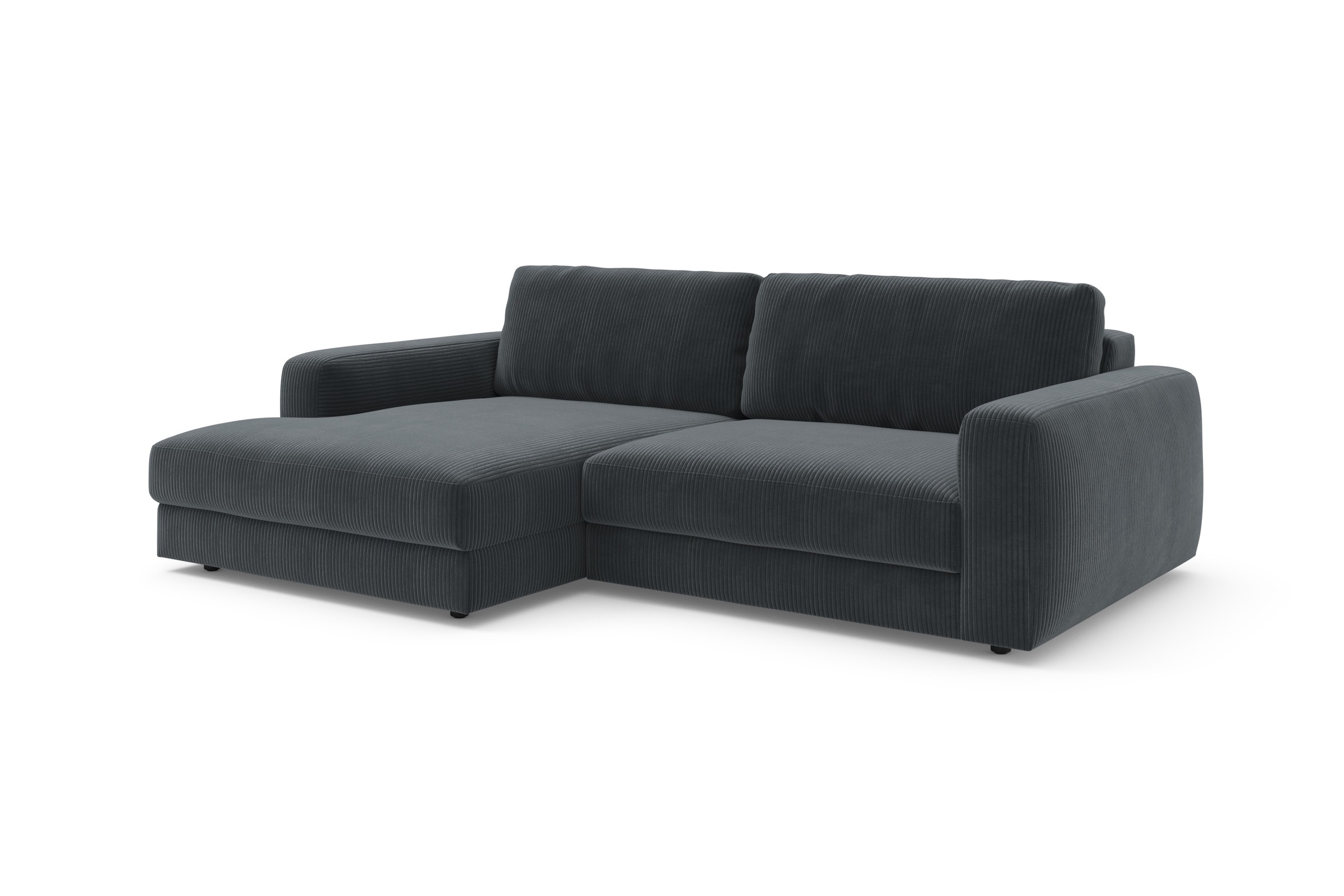 TRENDMANUFAKTUR Ecksofa »Bourbon, Designsofa mit tollem Sitzkomfort, L-Form,«, extra tiefe Sitzfläche, wahlweise mit Sitztiefenverstellung