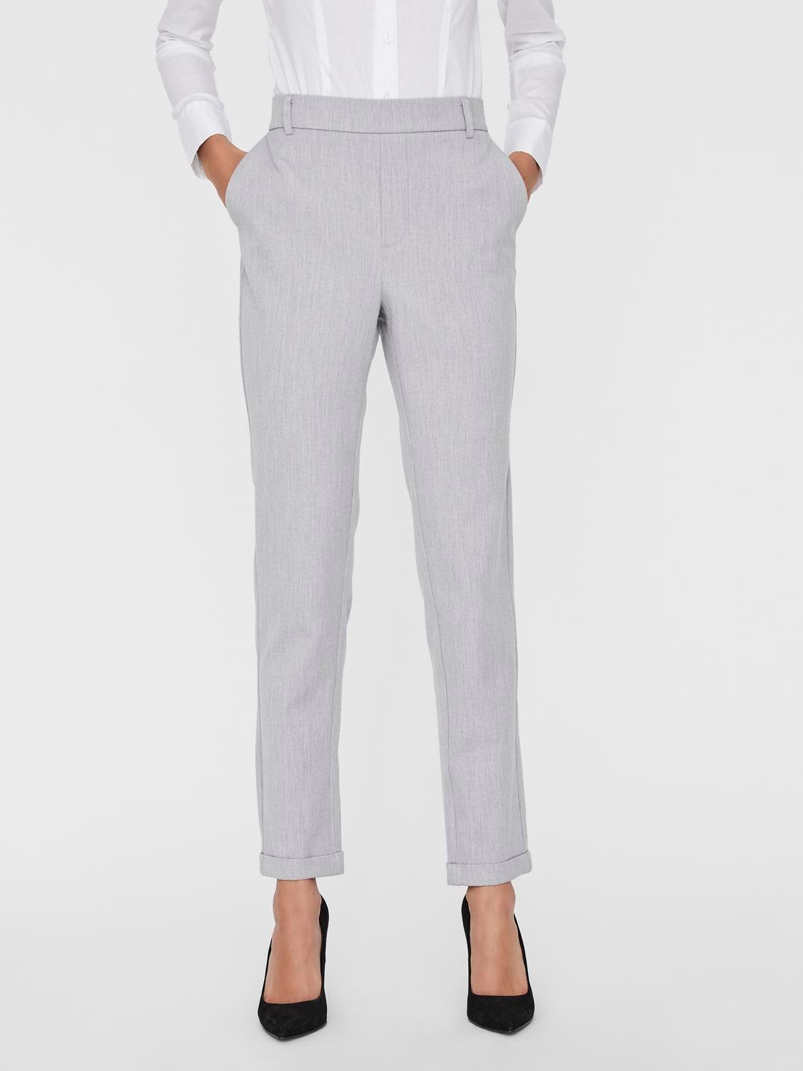 Vero Moda Anzughose "VMMAYA MR LOOSE SOLID PANT NOOS" Materialmix