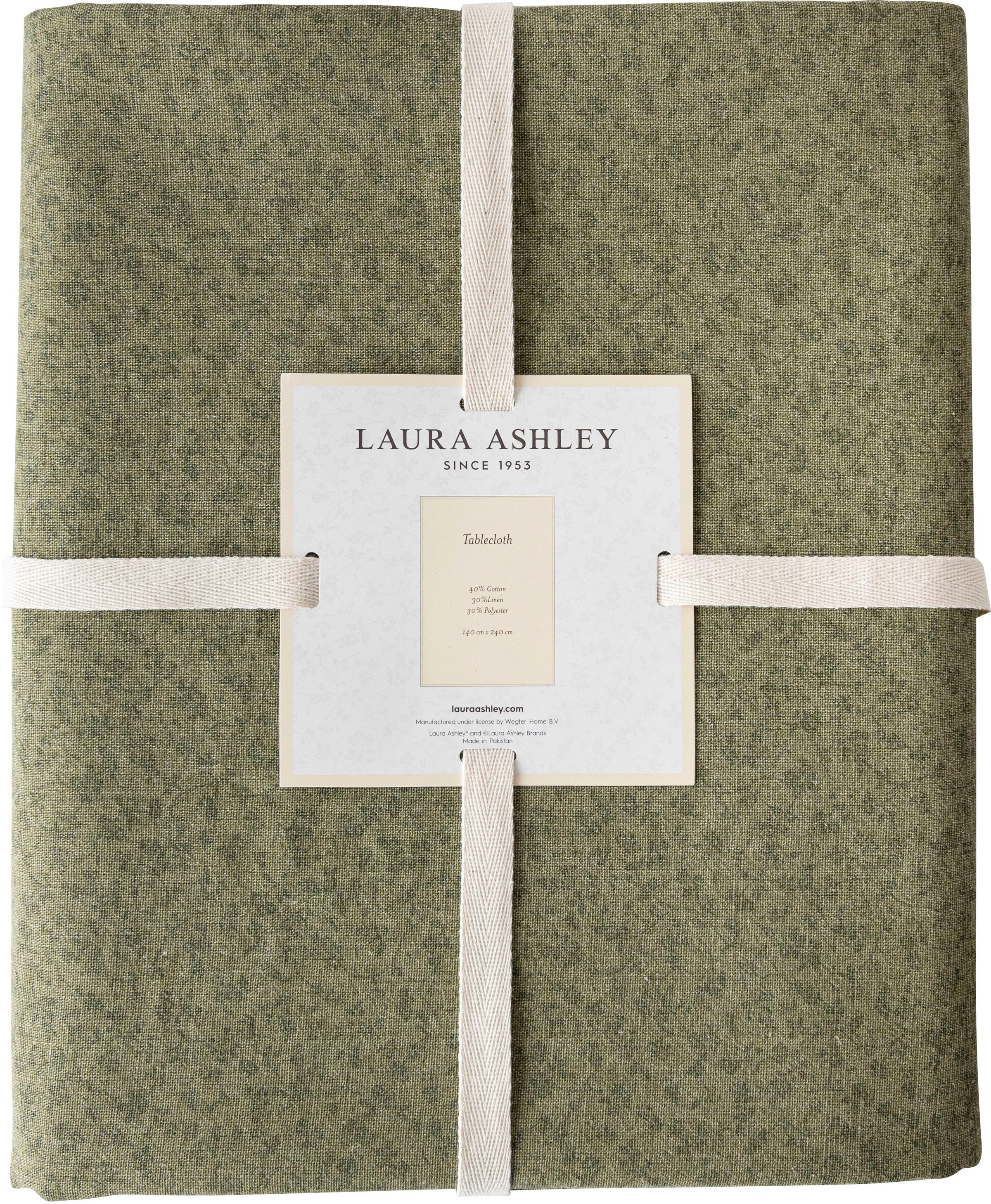 LAURA ASHLEY Tischdecke »Wild Clematis, mit Blumenmotiv«, (1 St.)