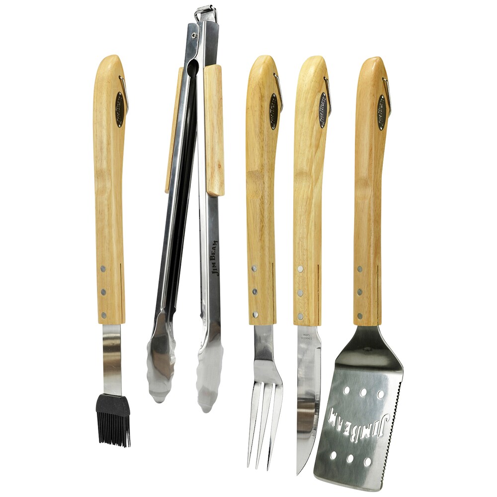 Grillbesteck-Set, (5 tlg.)