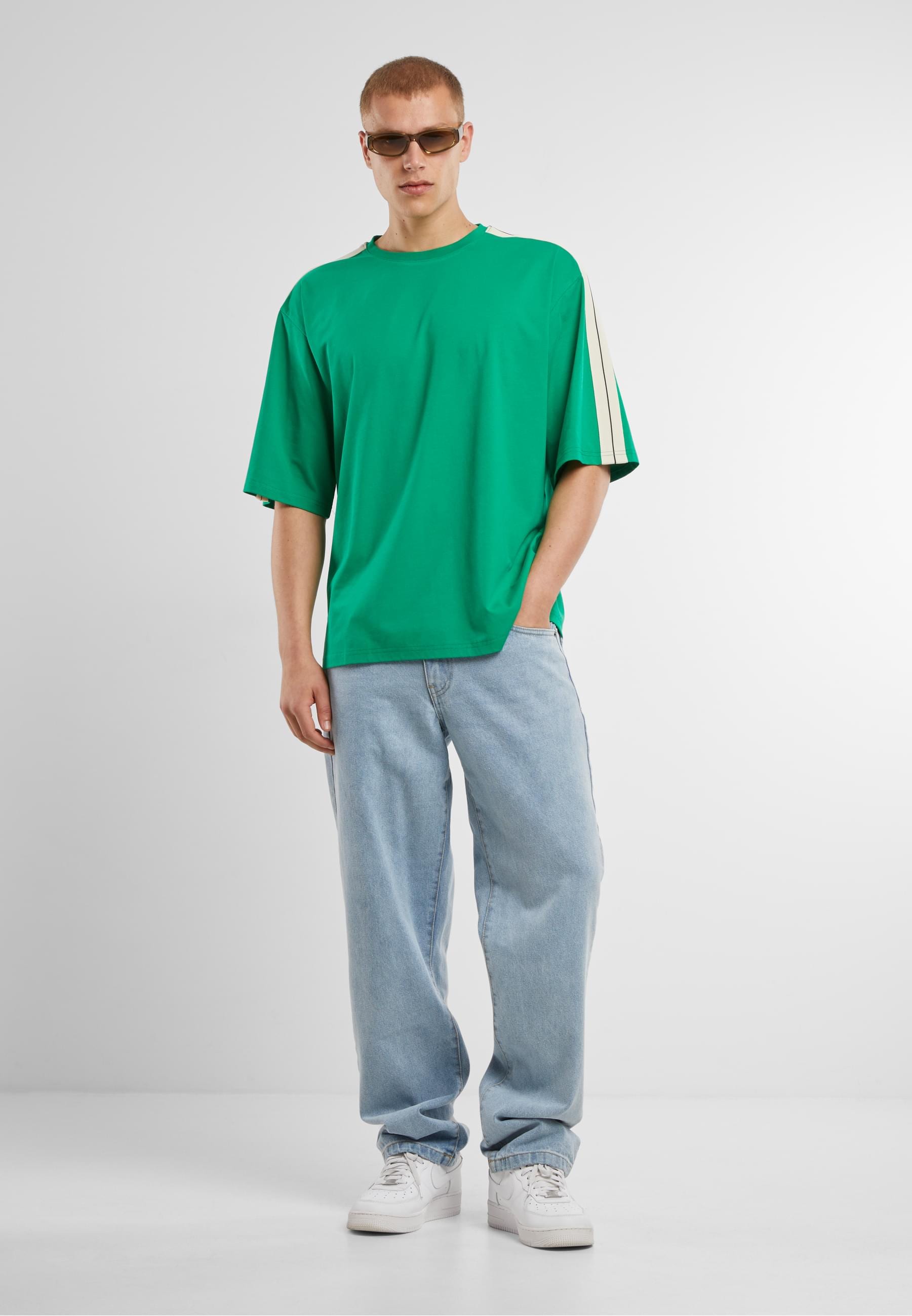 URBAN CLASSICS T-Shirt »Urban Classics Tennis Core Tee«, (1 tlg.)