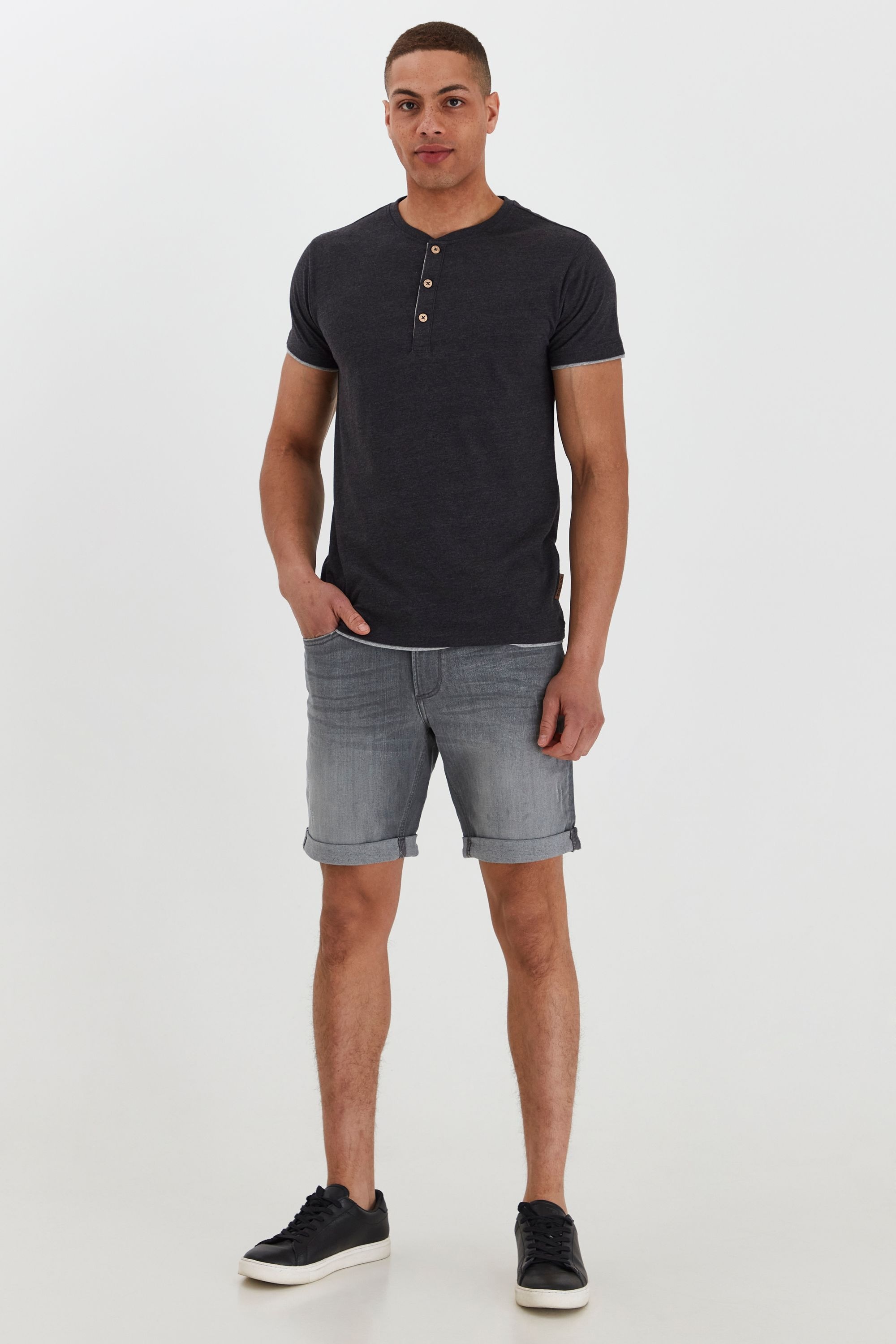 Blend BHGrilitsch Short en Jean Gris XXL 2