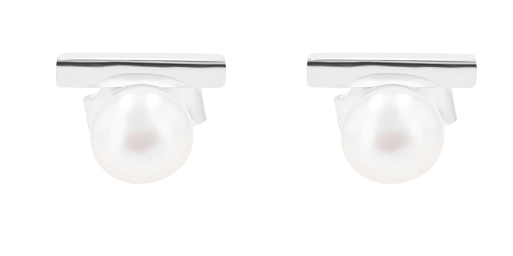 Adelia´s Paar Ohrhänger "Ohrringe – Ohrstecker aus 925 Silber mit Perle" Ideal als Geschenk für besondere Anlässe