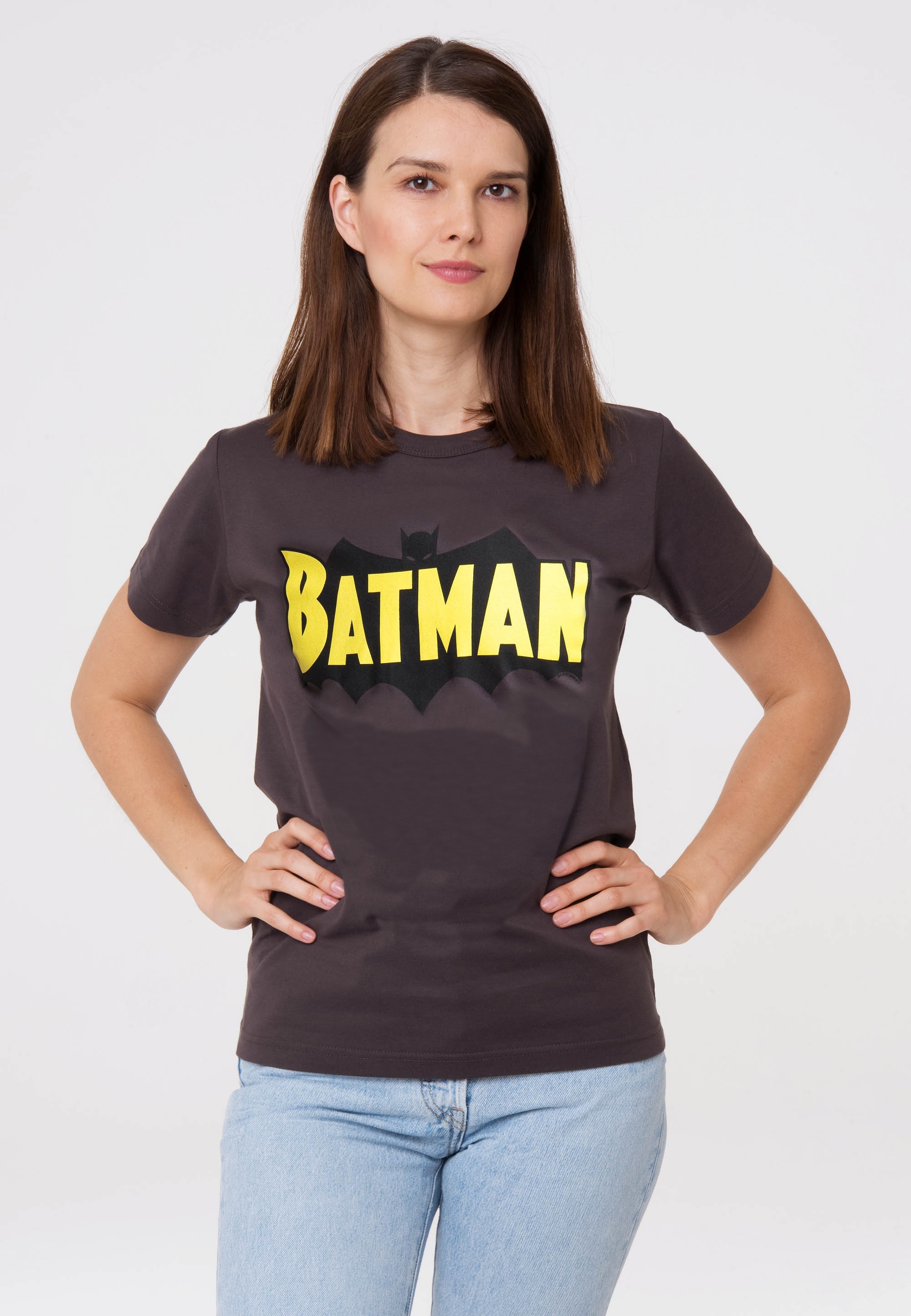 LOGOSHIRT T-Shirt »Batman Wings«, mit für trendigem BAUR | bestellen Superhelden-Print
