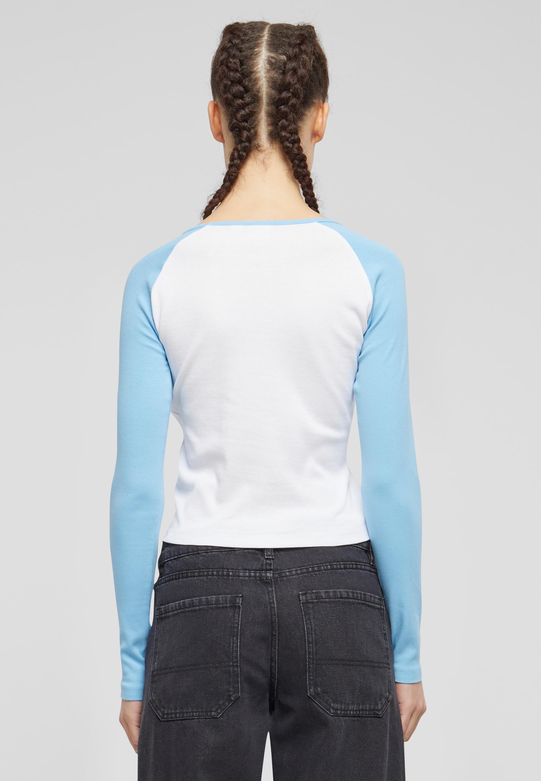 Karl Kani T-Shirt »Karl Kani Damen KW241-043-2 Karl Kani Varsity Crop Block Rib Ls«, (1 tlg.)