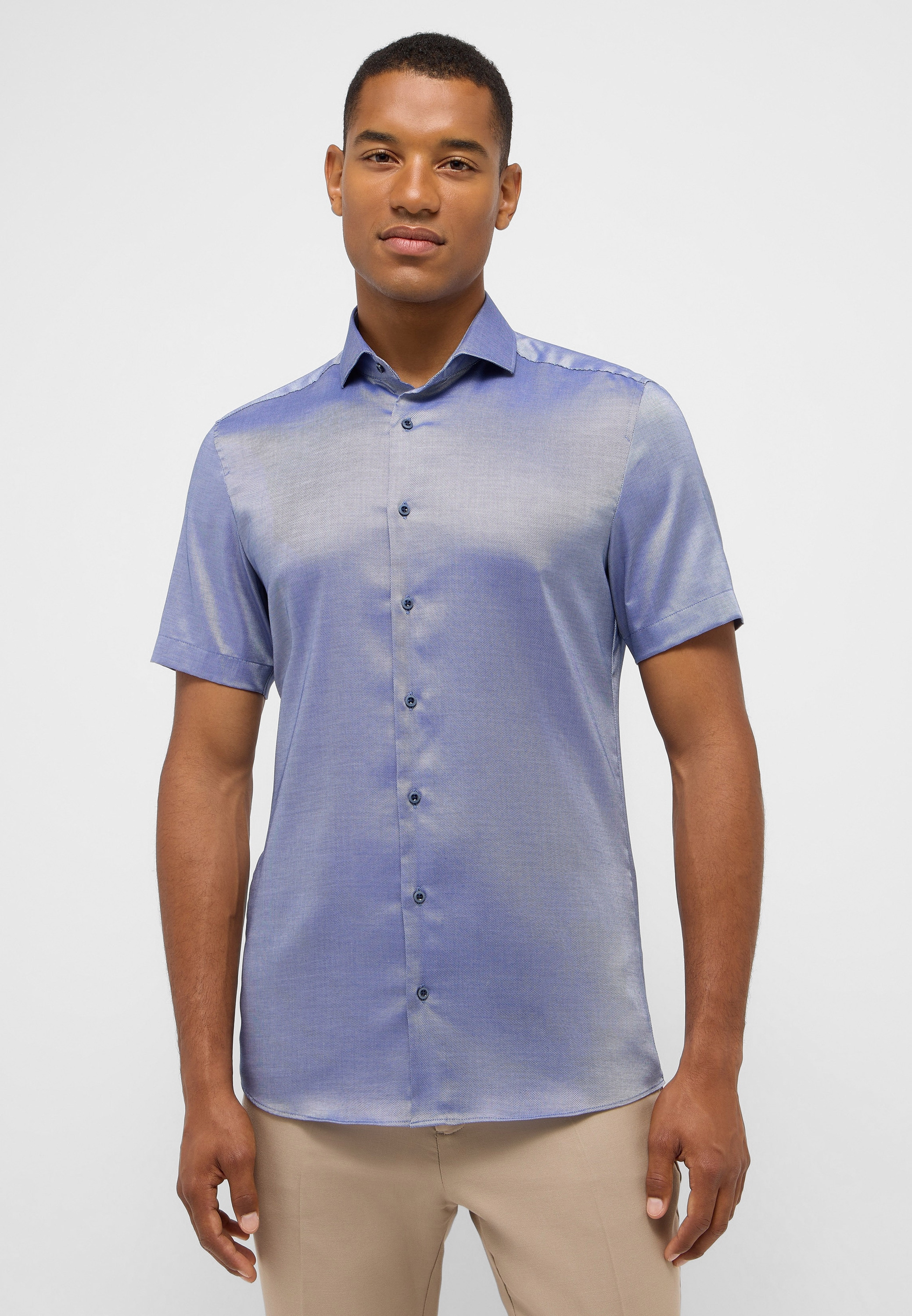 Eterna Kurzarmhemd "SLIM FIT", EASY IRON (bügelleicht) günstig online kaufen