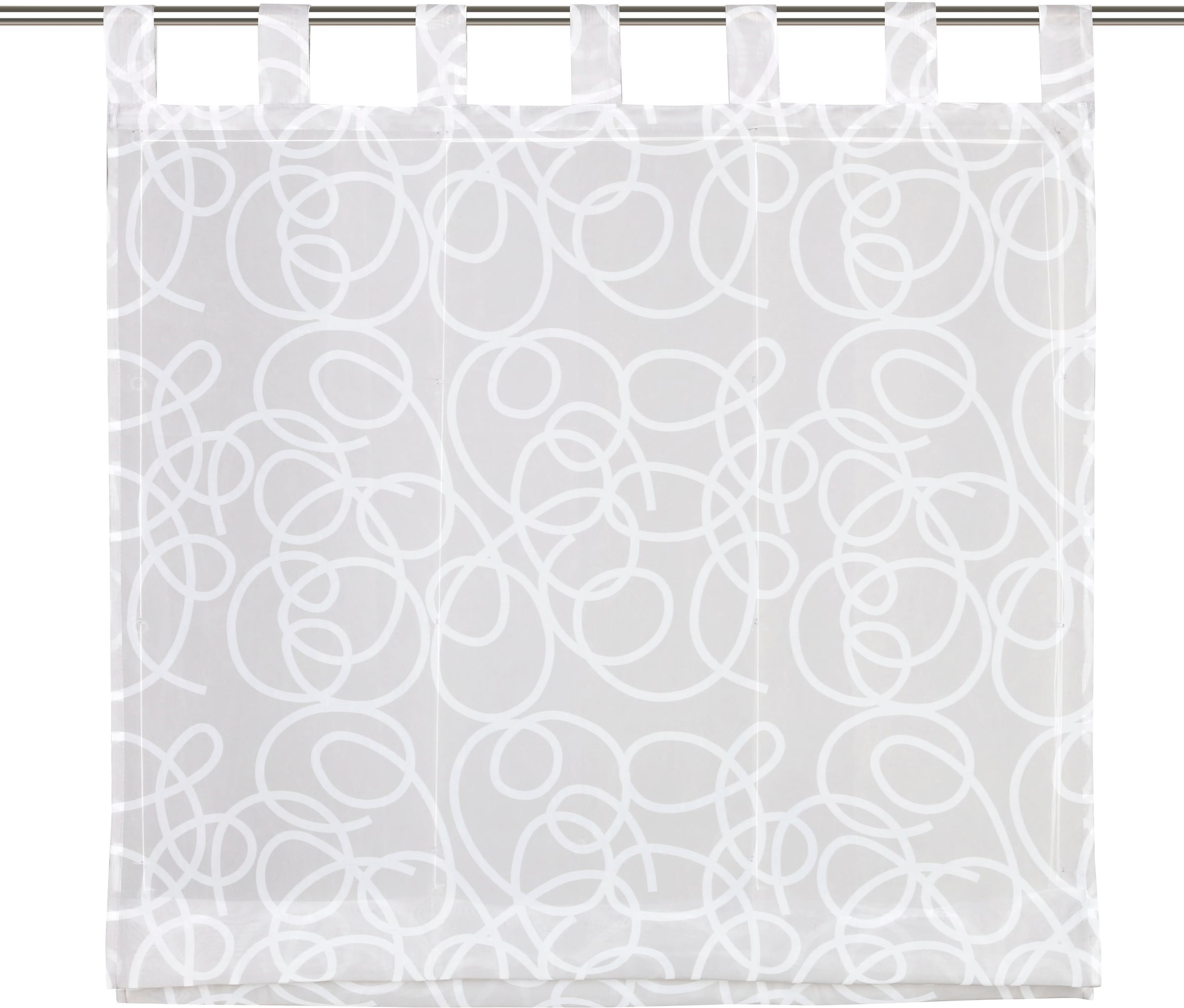 my home Raffrollo "Tanaro" mit Schlaufen Halbtransparent, Voile, Polyester günstig online kaufen