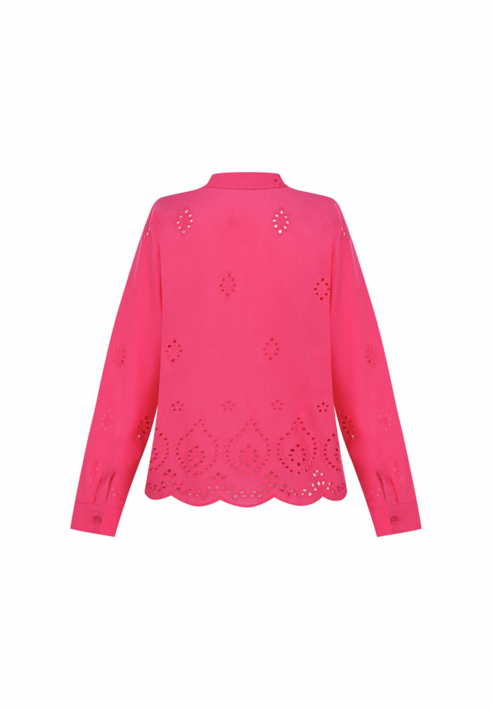 freshlions Klassische Bluse »Kate«, mit luftigem Lochmuster