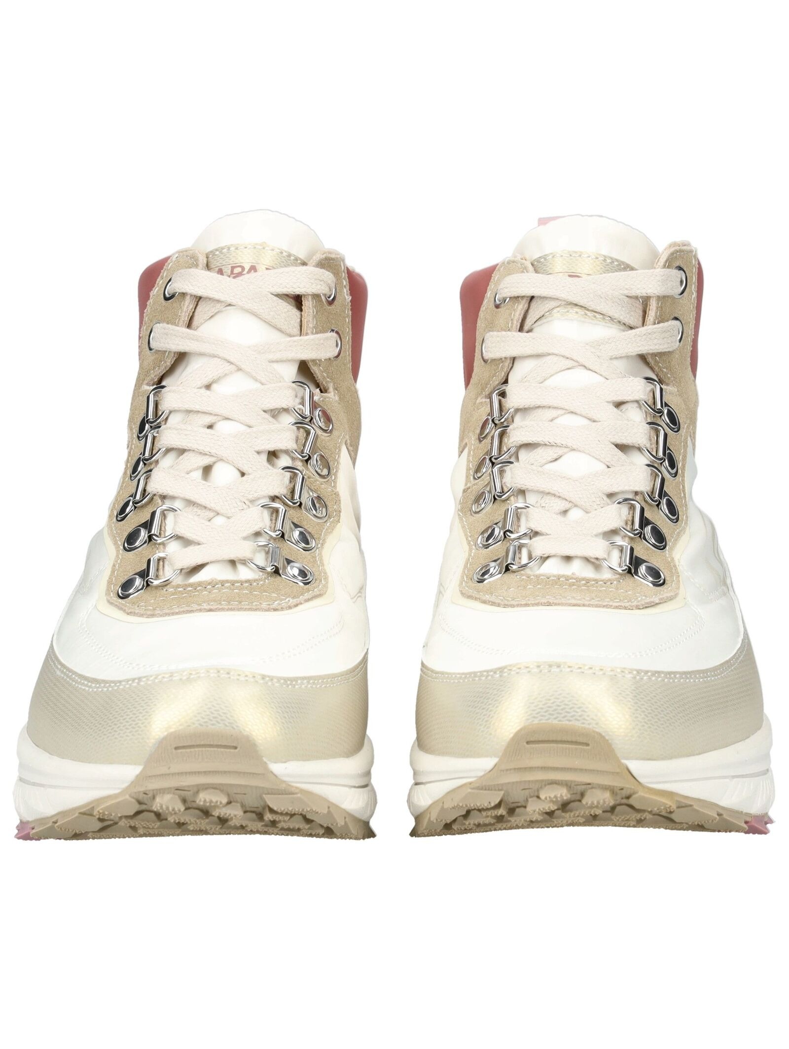 Napapijri Women's Lace-up Boot Beige/White Size 38 2
