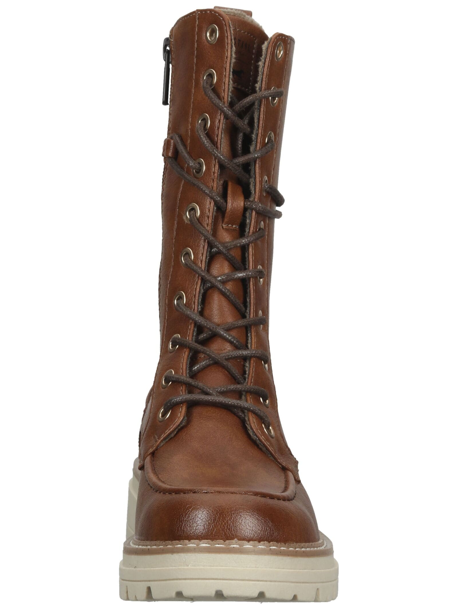 Mustang Shoes Schnürstiefel "Mustang Shoes Stiefel Lederimitat/Textil" günstig online kaufen