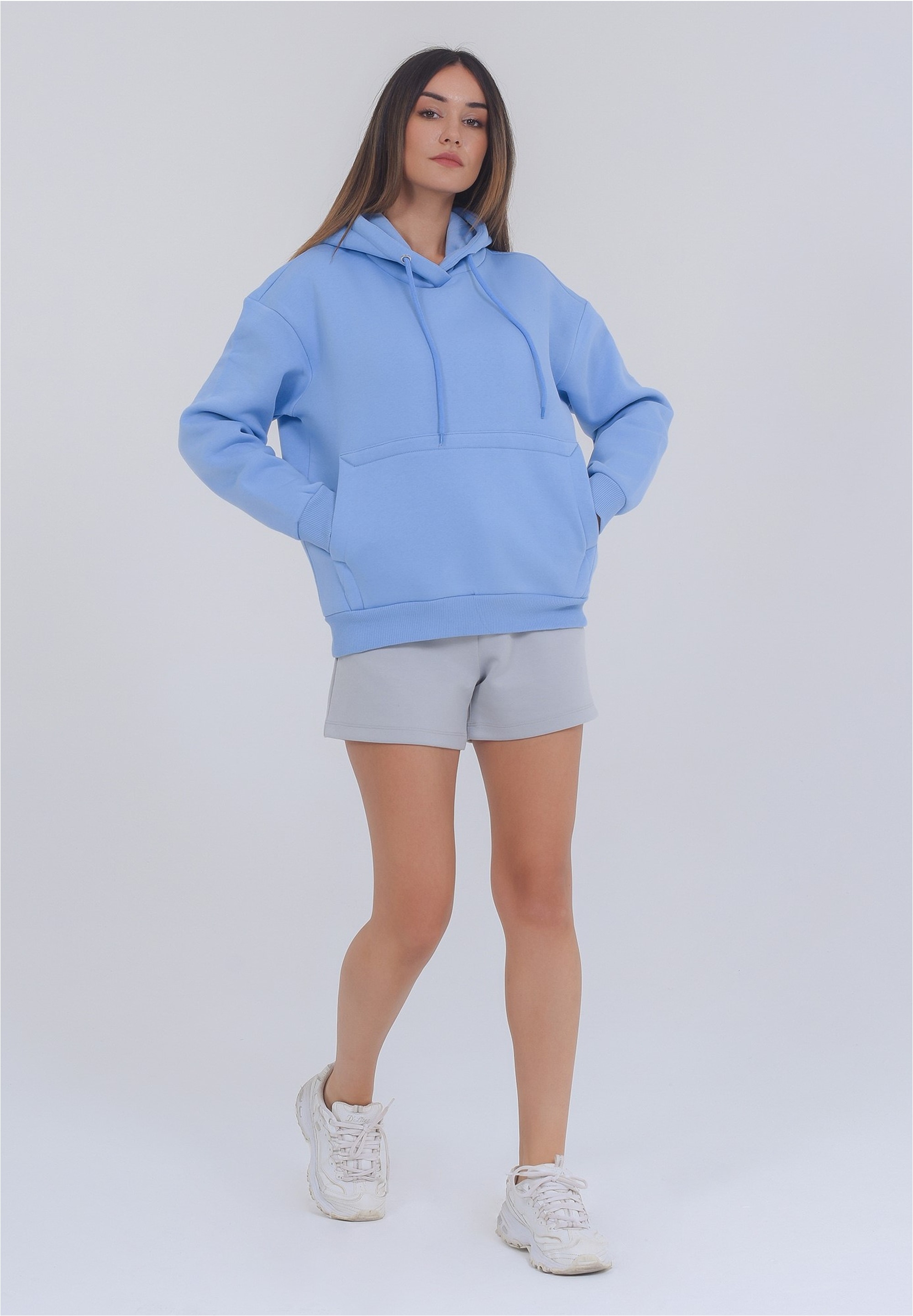 freshlions Kapuzensweatshirt »Balina«, (1 tlg.), mit elastischen Bündchen