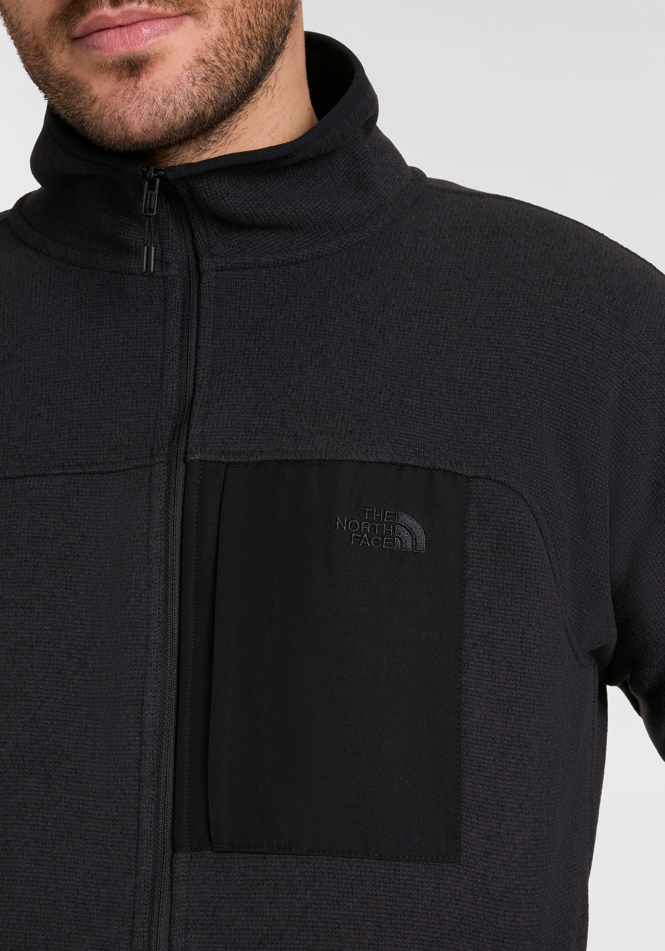 Thumbnail - The North Face Fleecejacke mit hochschließendem Kragen, sportlicher Stil