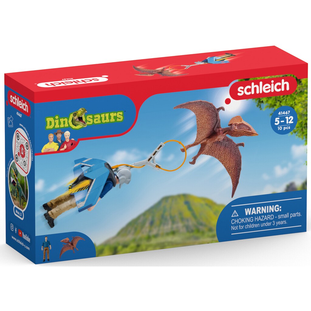 Schleich® Spielfigur »DINOSAURS, Jetpack Verfolgung (41467)«