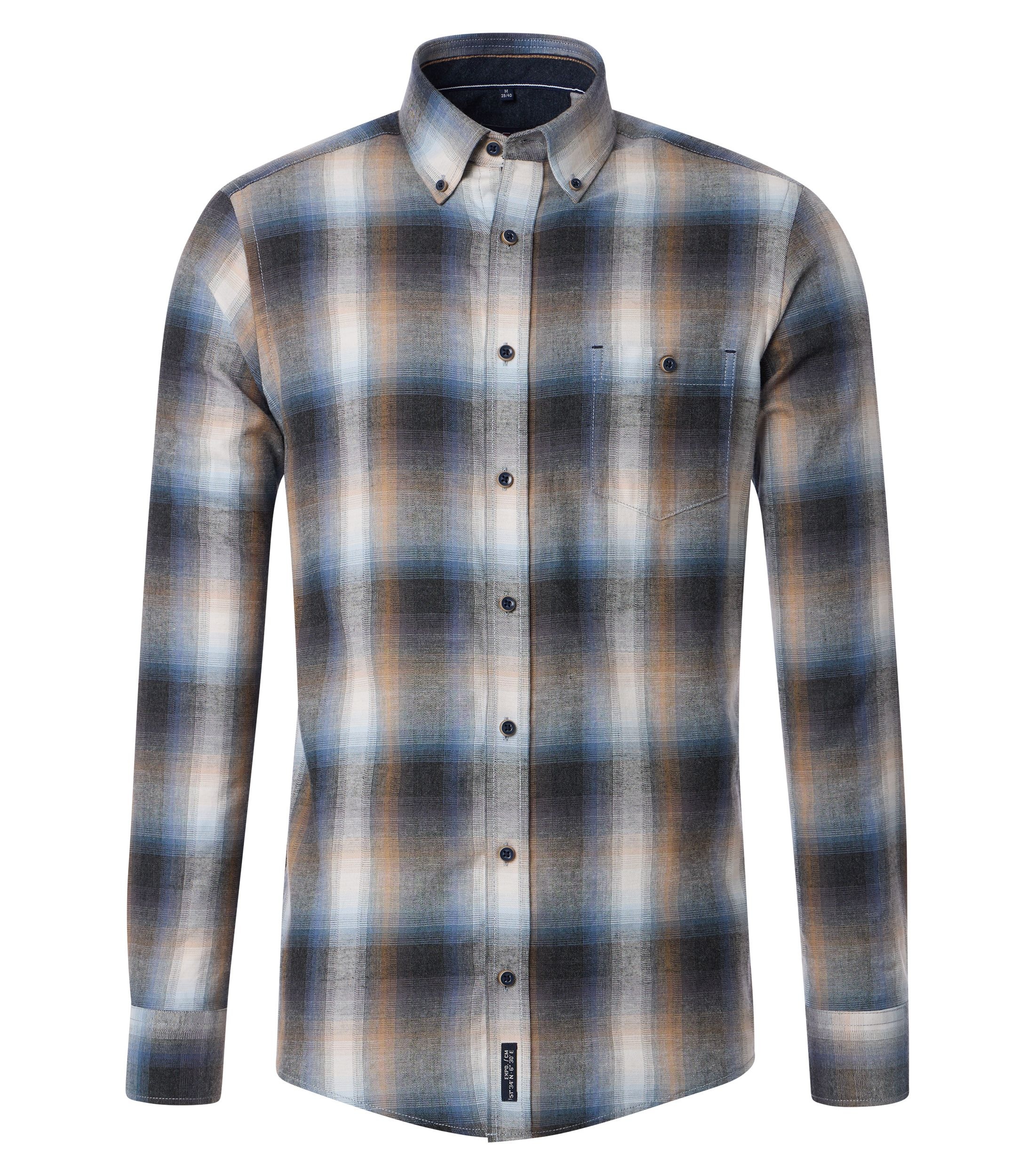 Thumbnail - CASAMODA Langarmhemd "CASAMODA Hemdjacke kariert"