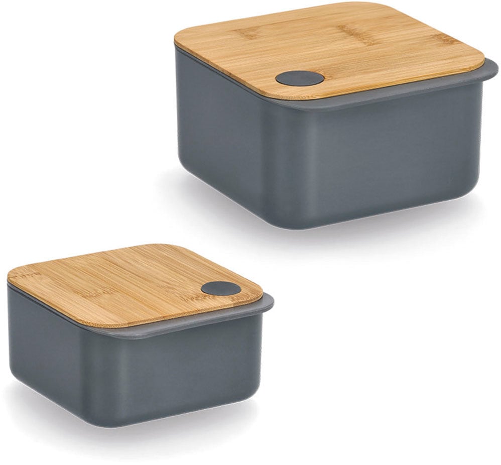 Zeller Present Lunchbox Set, 2 Stk. tlg. Freude am Essen auch Unterwegs günstig online kaufen