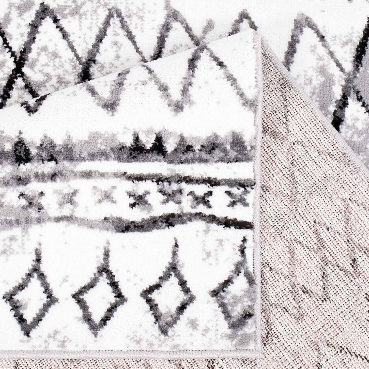 Carpet City »Timeless 7547« rechteckig 6 mm Höhe Kurzflor, Modern, Zickzack-Muster, ideal für Wohnzimmer & Schlafzimmer