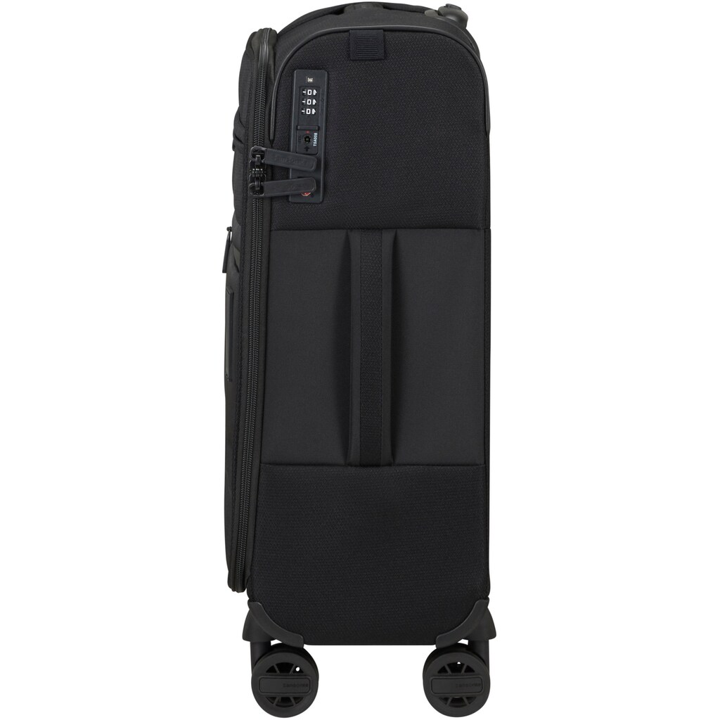 Samsonite Weichgepäck-Trolley »Vacay, black, 55 cm«, 4 Rollen