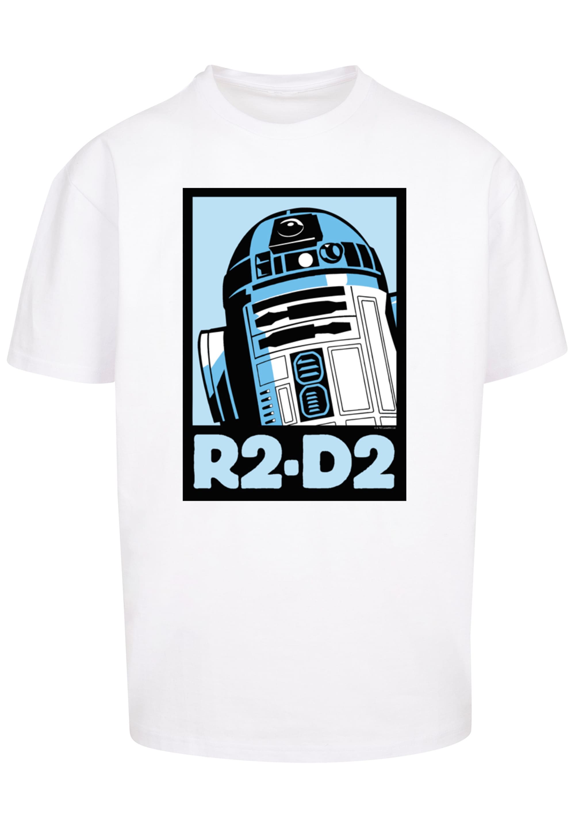 F4NT4STIC Kurzarmshirt "F4NT4STIC Herren Star Wars R2-D2 Poster with Heavy günstig online kaufen