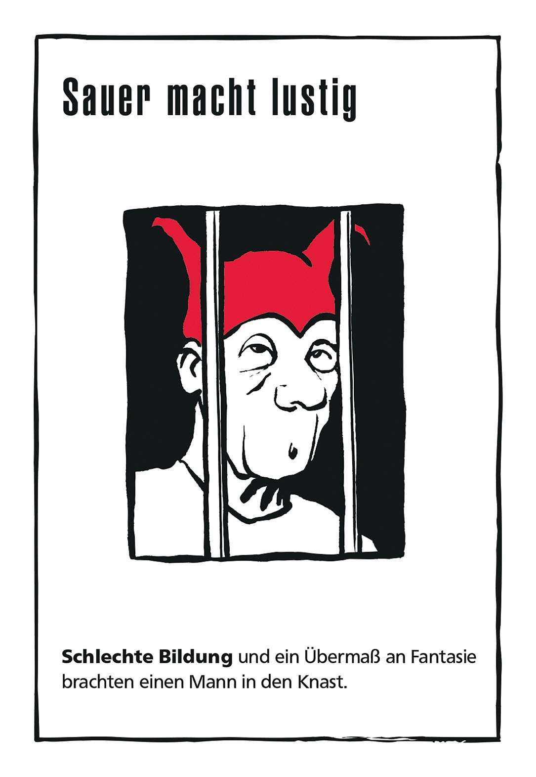 moses. Spiel »Black Stories Daily Disasters«, Made in Europe