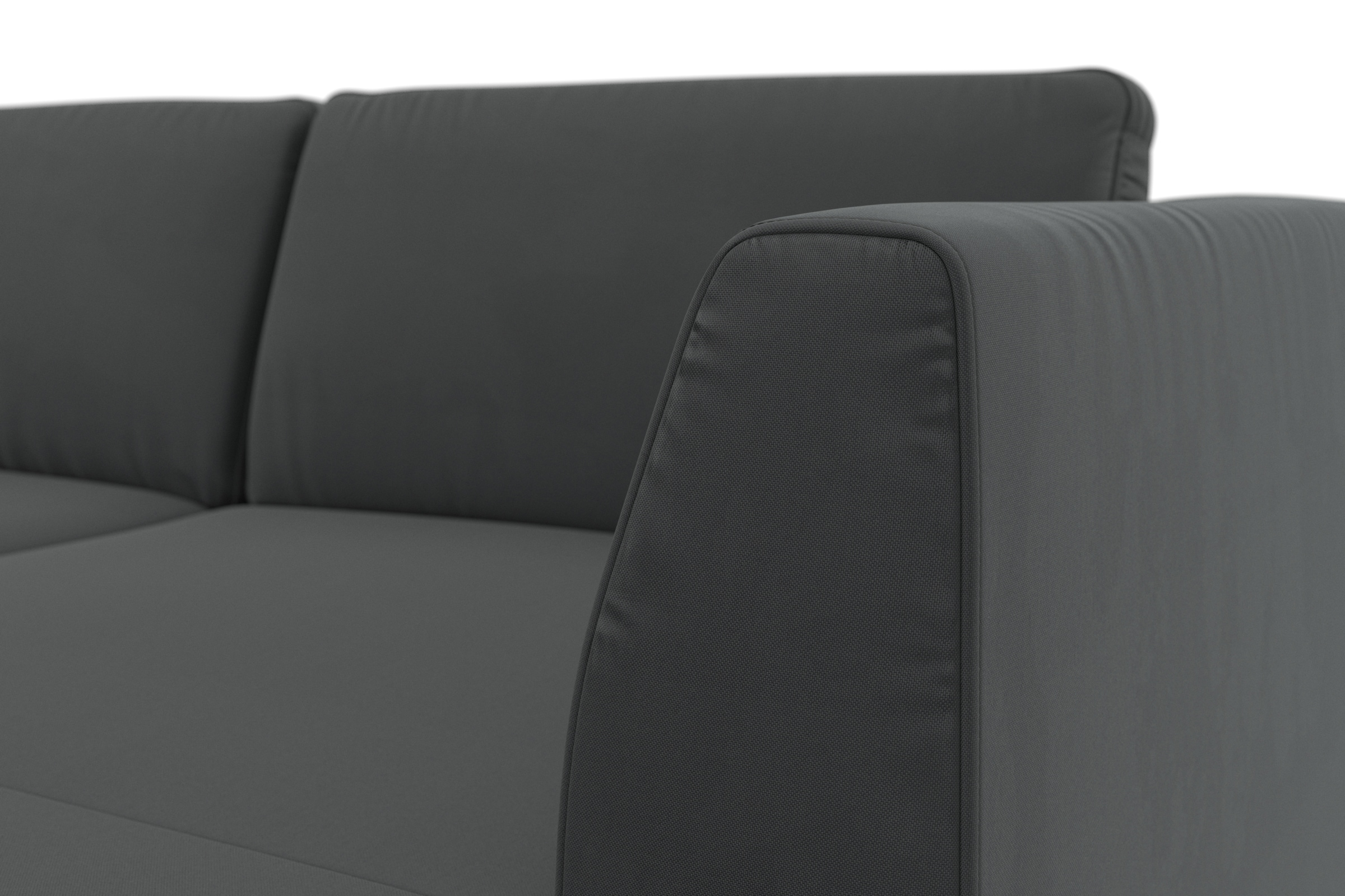 sit&more Wohnlandschaft »Olsen U-Form«, inklusive Sitztiefenverstellung, wahlweise mit Bettfunktion, 15cm hoch