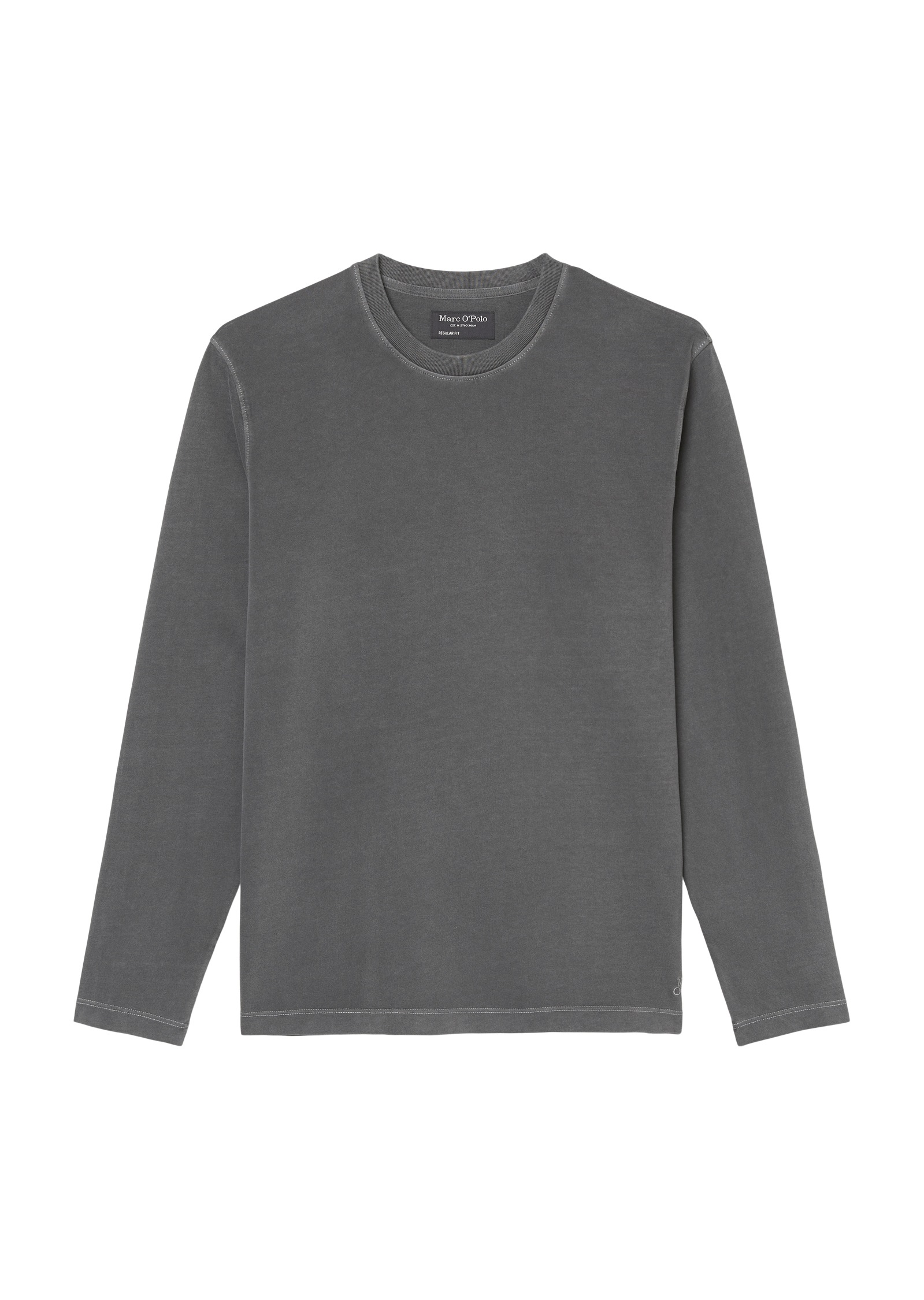 Marc OPolo "T-shirt, long sleeve, crew neck, embroidery" günstig online kaufen