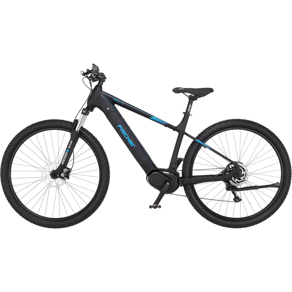 FISCHER Fahrrad E-Bike »MONTIS 4.5i 522«, 10 Gang, Shimano, Deore, Mittelmotor 250 W, (mit Fahrradschloss)