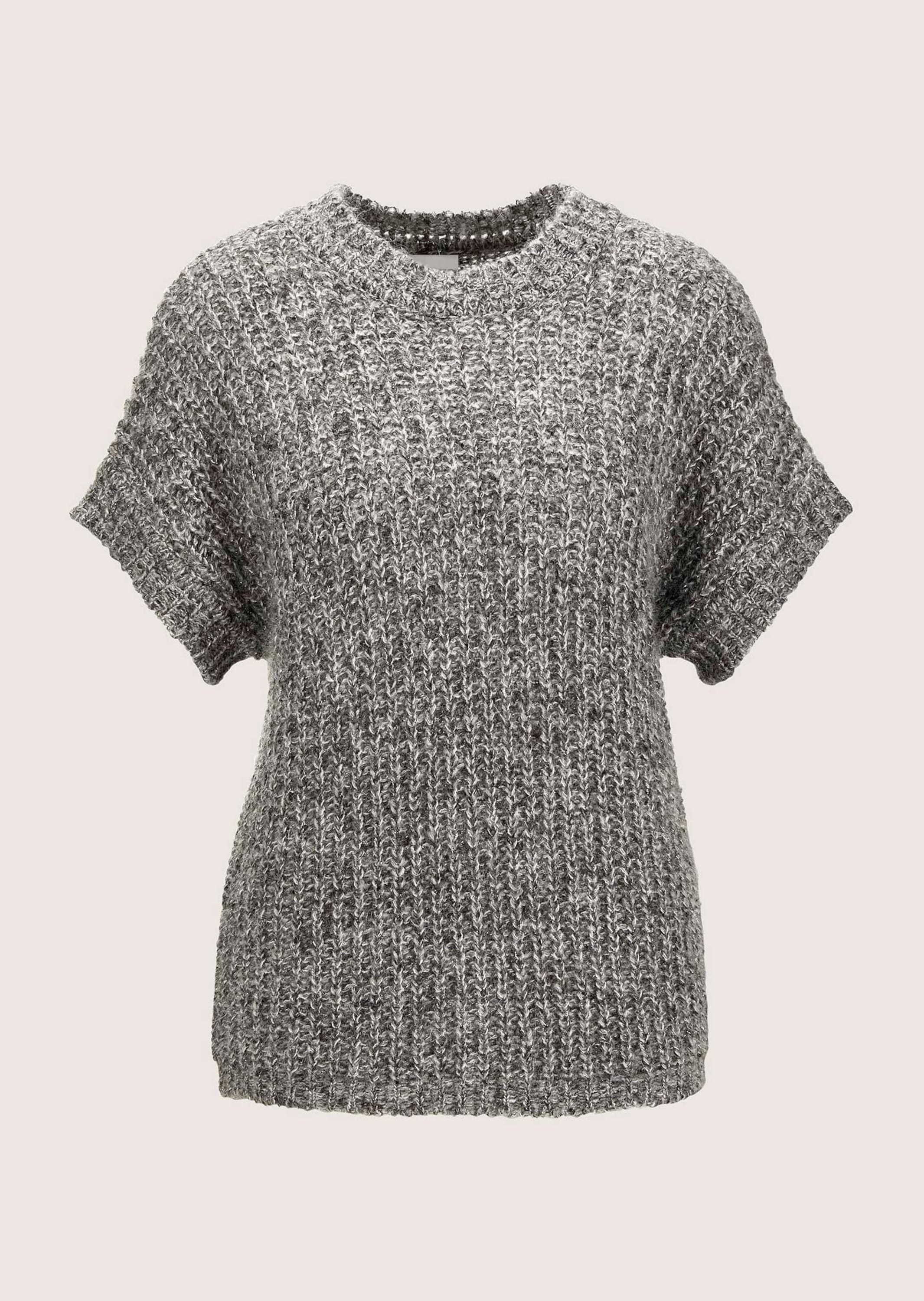 MADELEINE Longpullover "Pullover Pullover mit Metallic-Effekt" günstig online kaufen