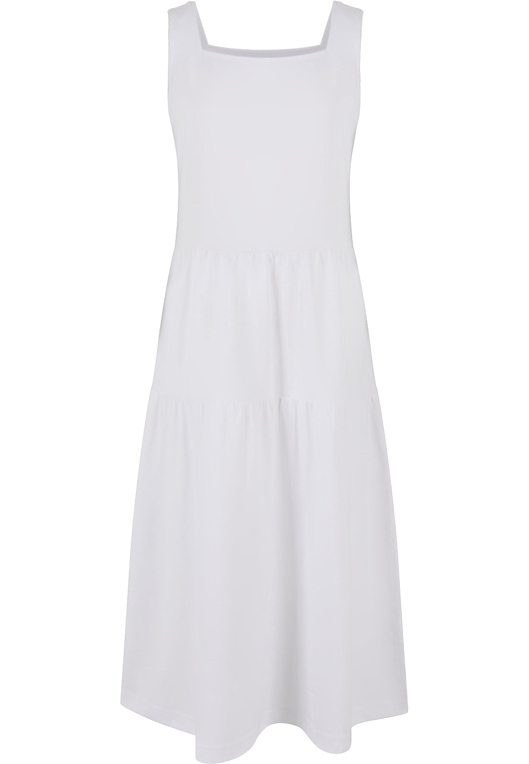 URBAN CLASSICS Shirtkleid "Urban Classics Damen Girls 7/8 Length Valance Summer Dress" 1 Stk. tlg.