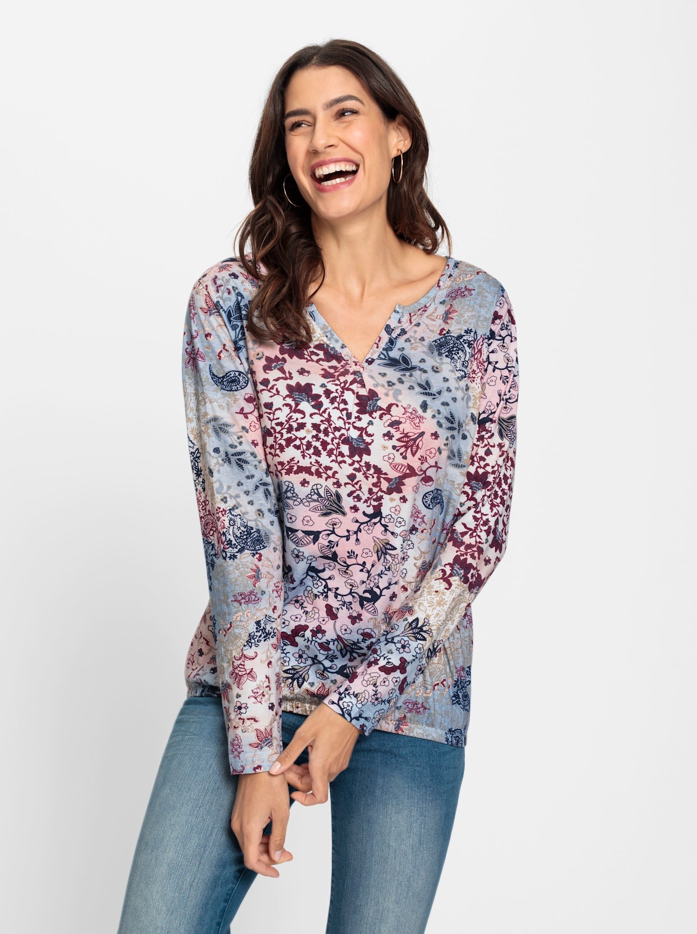 Inspirationen Langarmshirt "Shirt" 1 Stk. tlg. günstig online kaufen