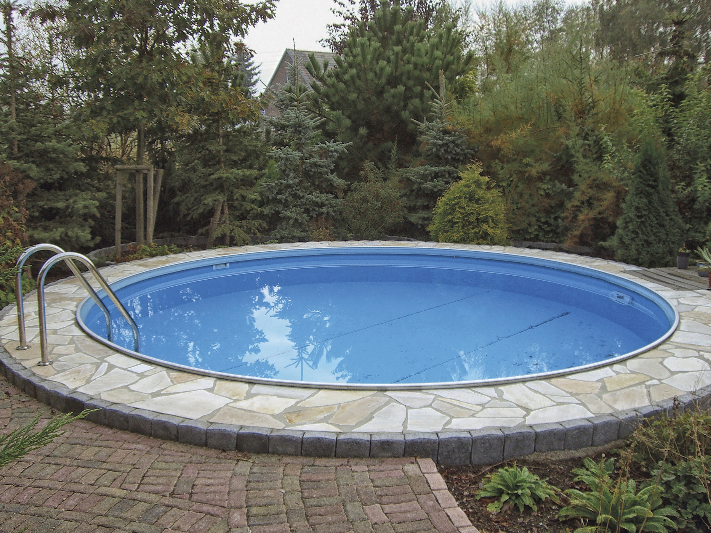 KONIFERA Rundpool »Kuba II«, (Set, 9 tlg.), verschiedene Größen, für den Volleinbau
