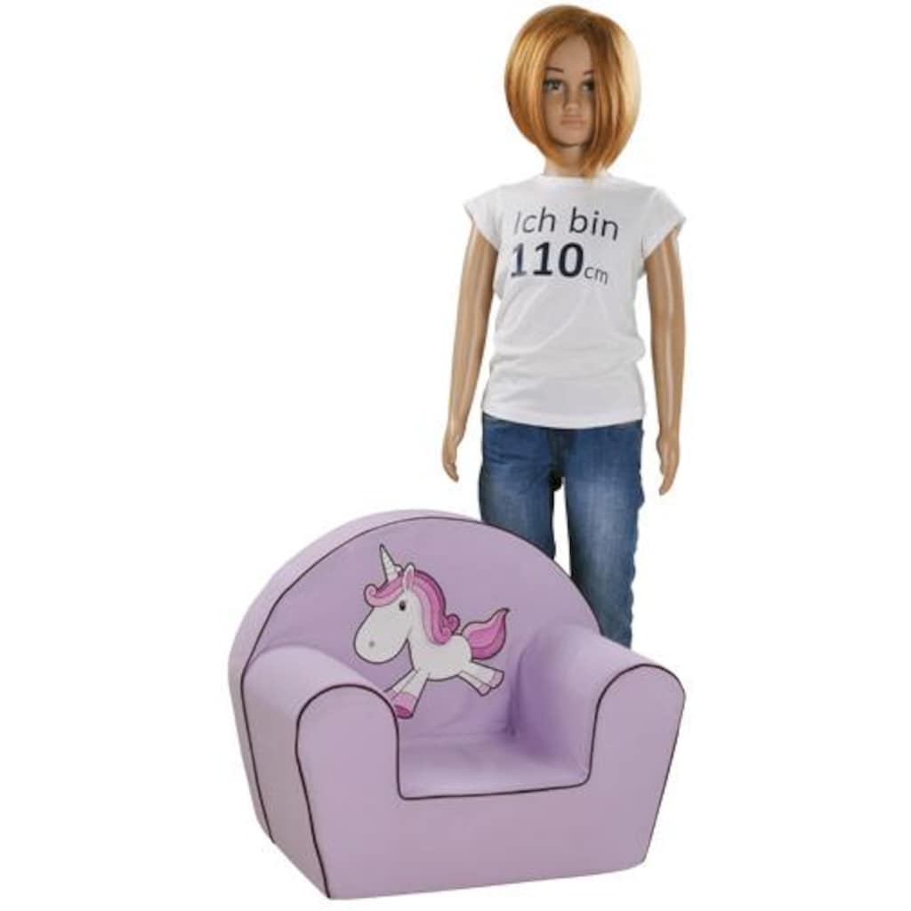 Knorrtoys® Sessel »UMA. Das Einhorn, lila«, für Kinder; Made in Europe