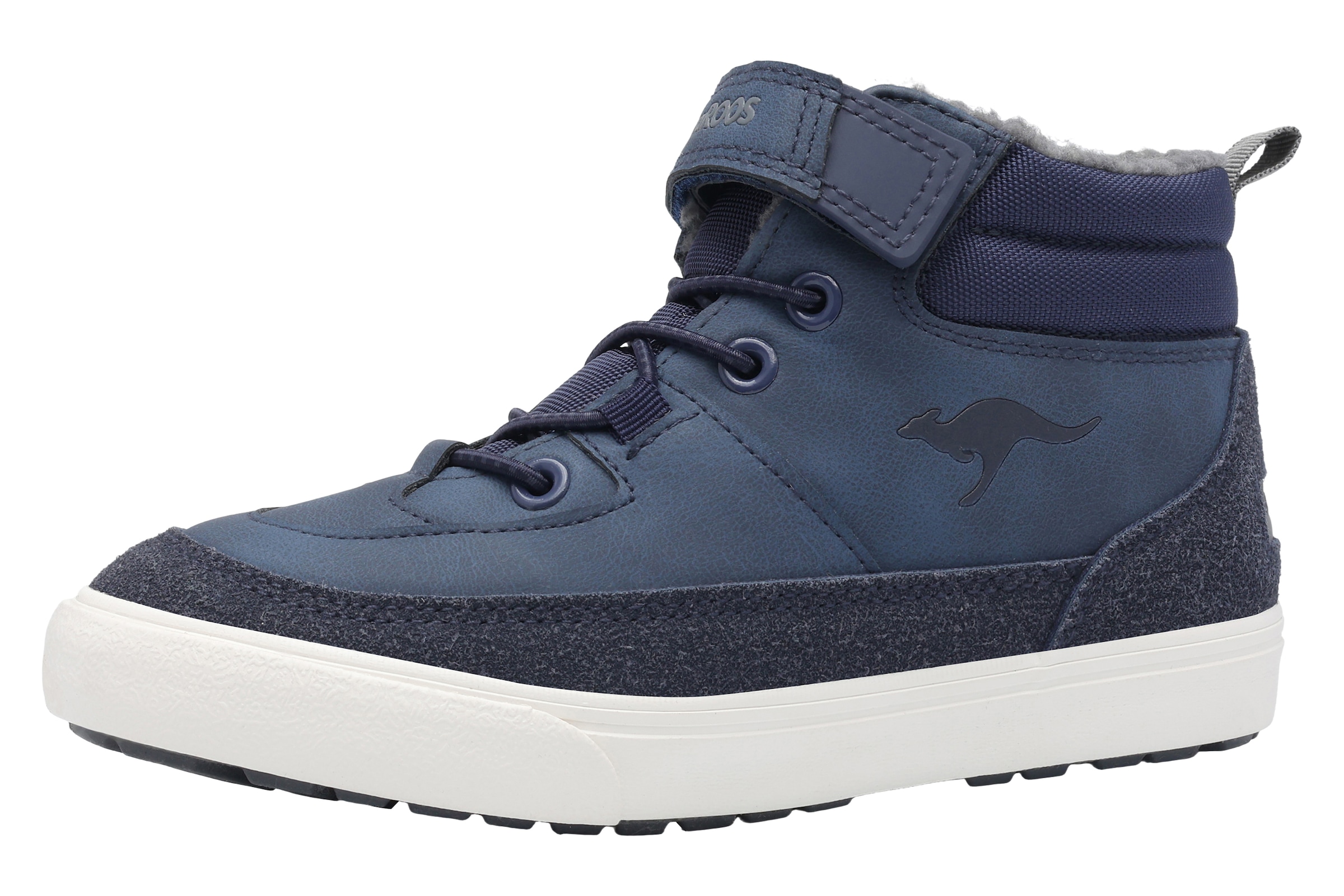 KangaROOS Sneaker "Kavu Riley EV" Warmfutter, Reißverschluss,Winterschuhe, Schnürboots, Sneakerboots