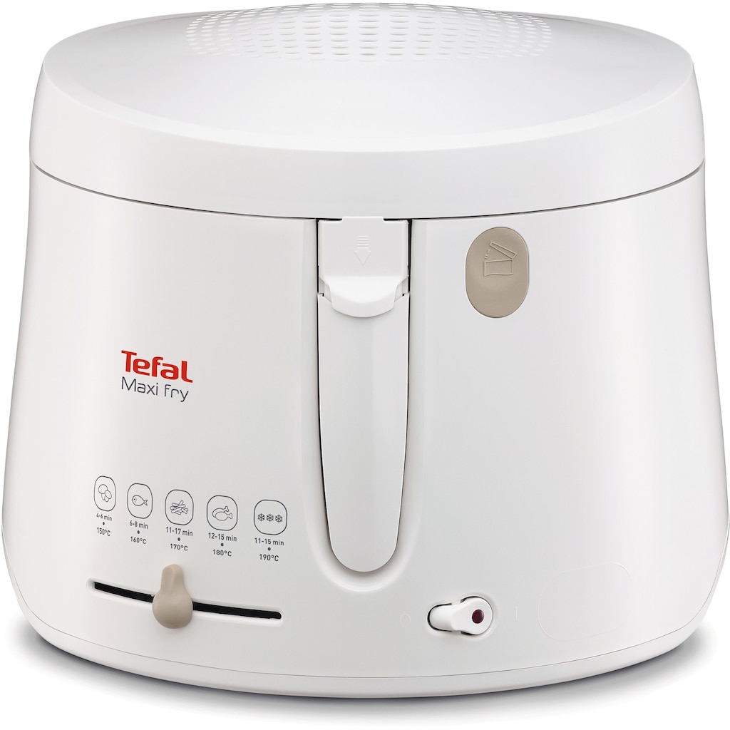 Tefal Fritteuse »FF1000 Maxi Fry«, 1900 W, Kapazität 1,2 kg, mit Öl, wärmeisoliert, automatische Deckelöffnung