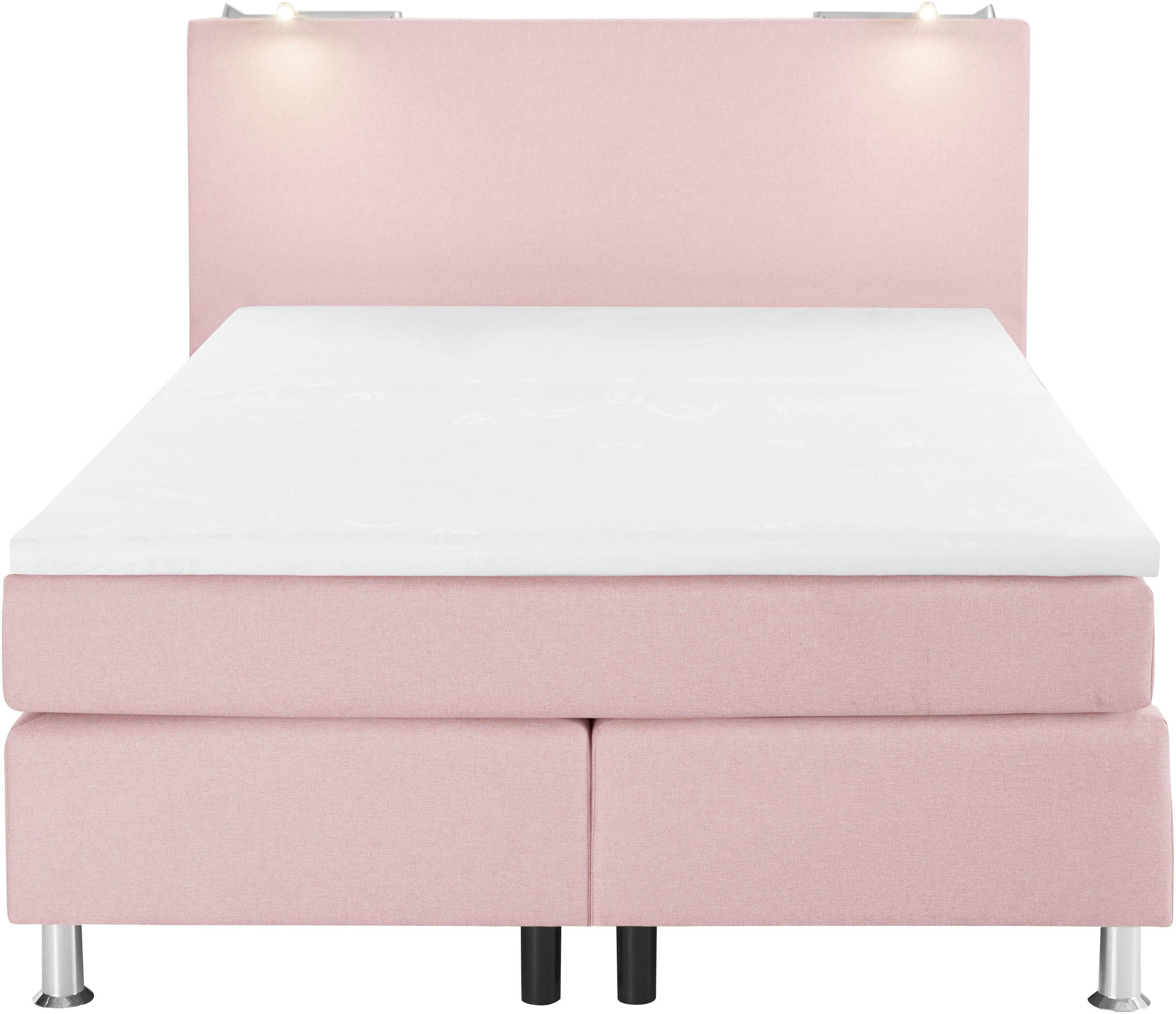 COLLECTION AB Boxspringbett, inkl. LED-Beleuchtung und Topper