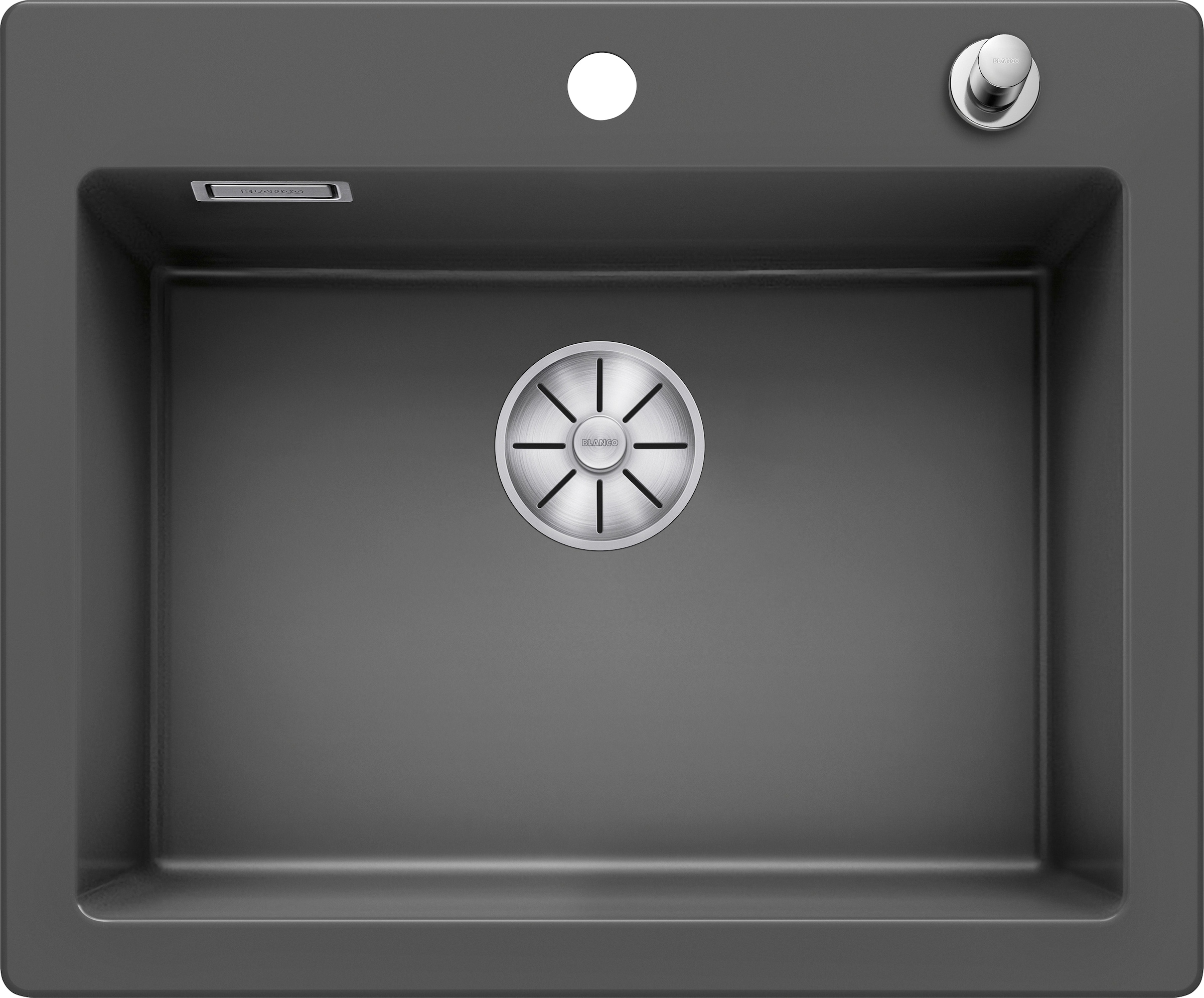 Küchenspüle BLANCO, B:51cm H:19cm T:62cm, blau, Keramik, Küchenspülen, "PALONA 6", erhältlich in mehreren Farben