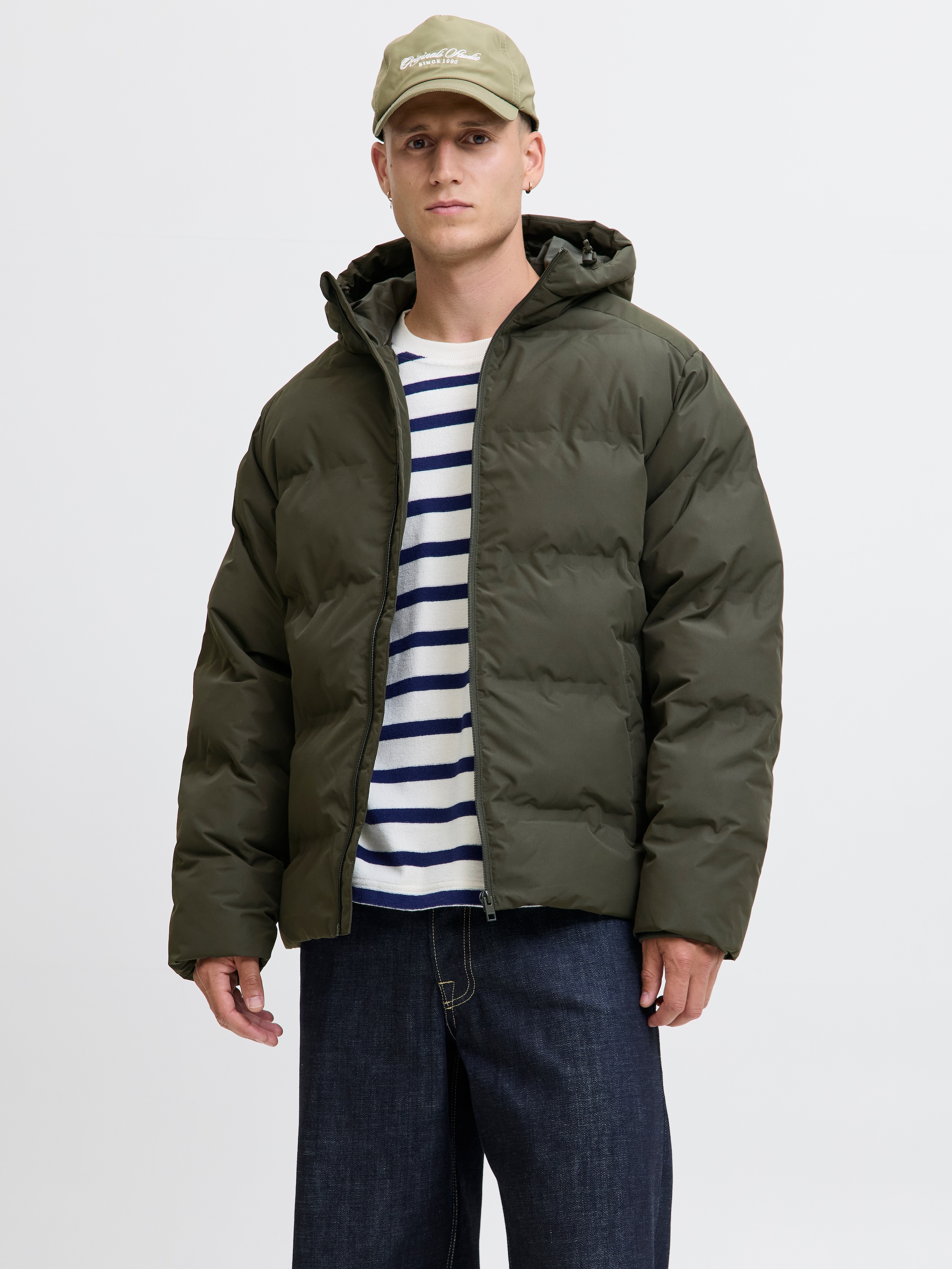 Jack & Jones Steppjacke "JJESOHO PUFFER HOOD SN", mit Kapuze günstig online kaufen