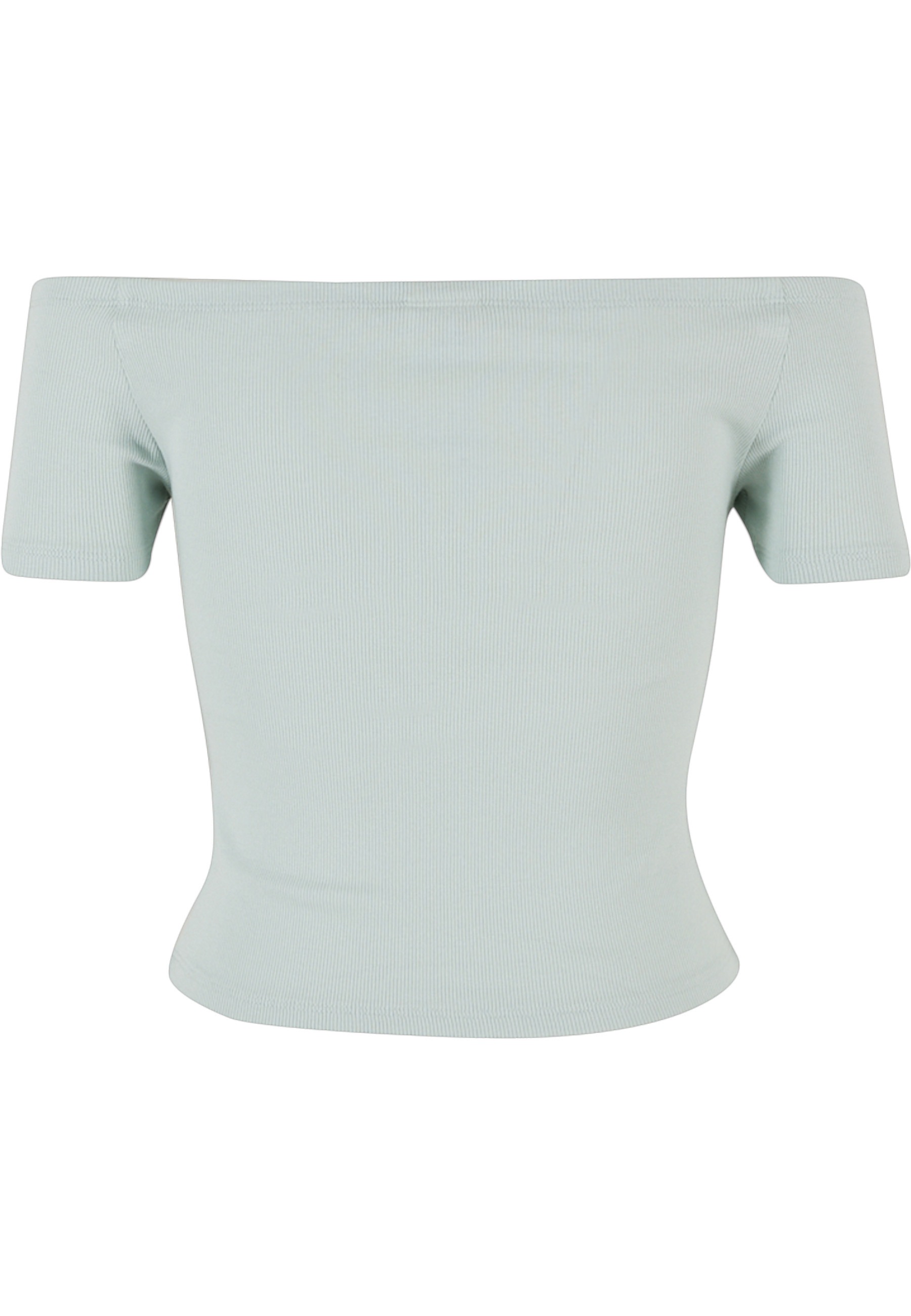 URBAN CLASSICS T-Shirt "Urban Classics Damen Ladies Organic Off Shoulder Ri günstig online kaufen