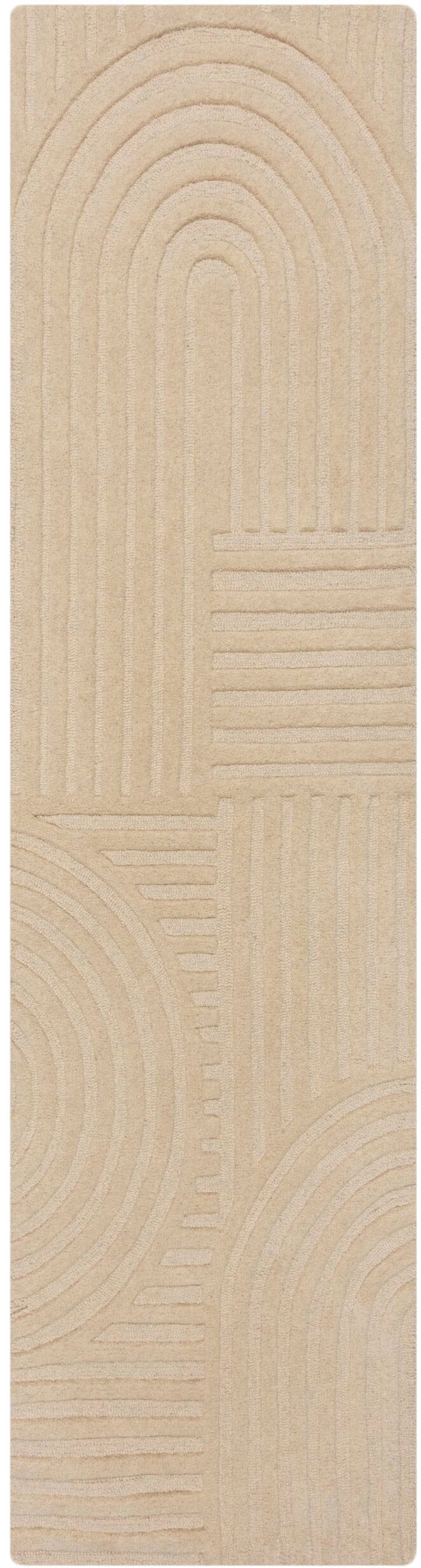 FLAIR RUGS Wollteppich "Zen Garden, modern & mit Linien" 10 Höhe 100% Wolle günstig online kaufen