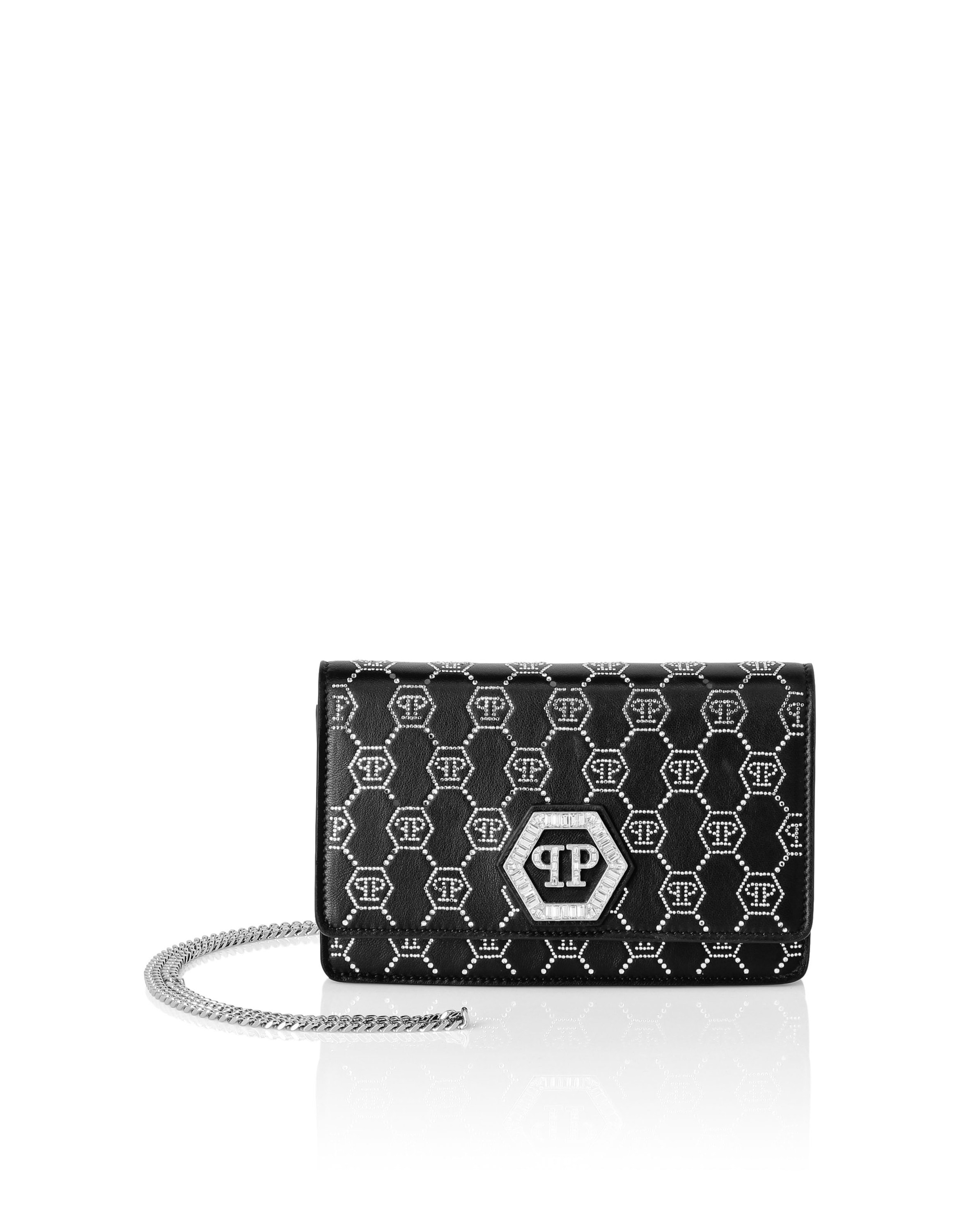 PHILIPP PLEIN Clutch "Hexagon Verziert" günstig online kaufen