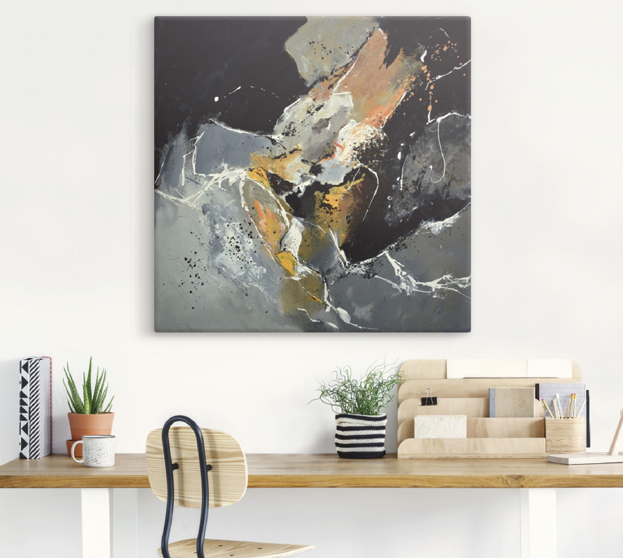 Artland Leinwandbild "Abstrakt XV" Gegenstandslos 1 Stk. tlg. als Leinwandb günstig online kaufen