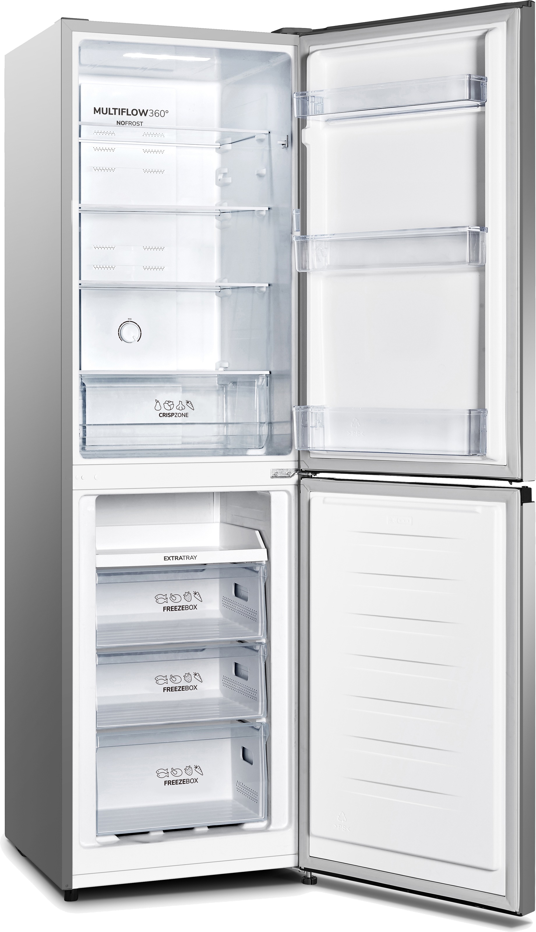 GORENJE Kühl-/Gefrierkombination "NRK418ECS4" 182,4 cm hoch 55 cm breit günstig online kaufen