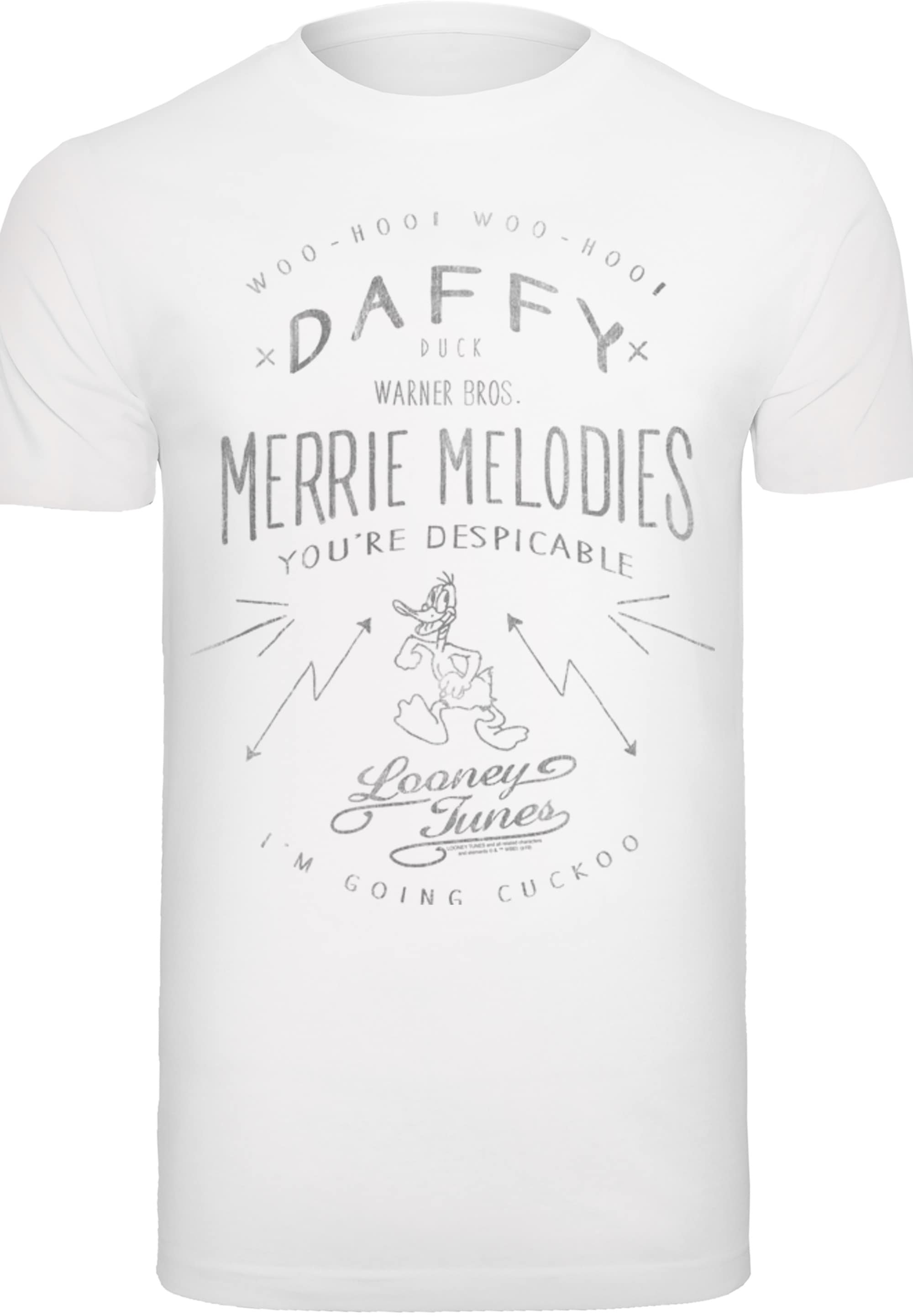 F4NT4STIC T-Shirt »Looney Tunes Daffy Duck Vintage«, Herren,Premium Merch,Regular-Fit,Basic,Bedruckt
